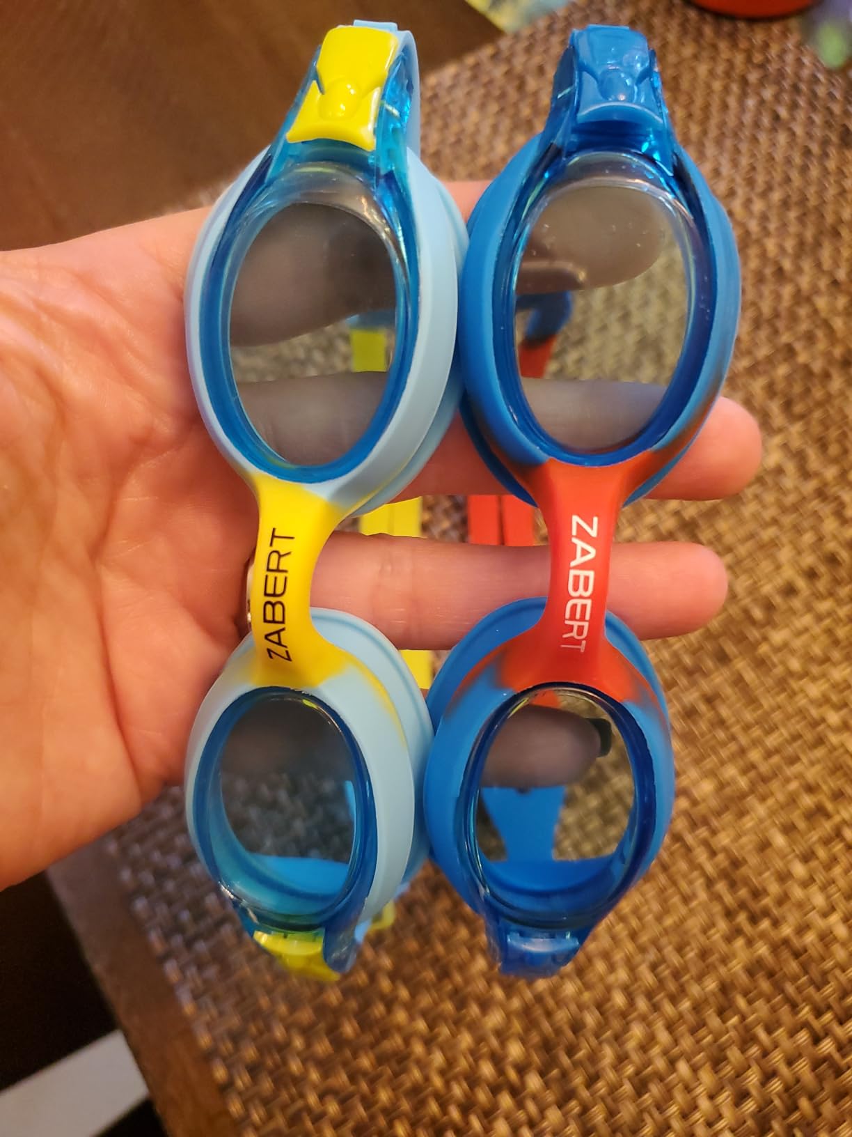 K20 Swimming Goggles for Kids Girls Boys Age 3-10 Years Old, Anti-fog 100% UV Protection with Travel Bag customer photo 1