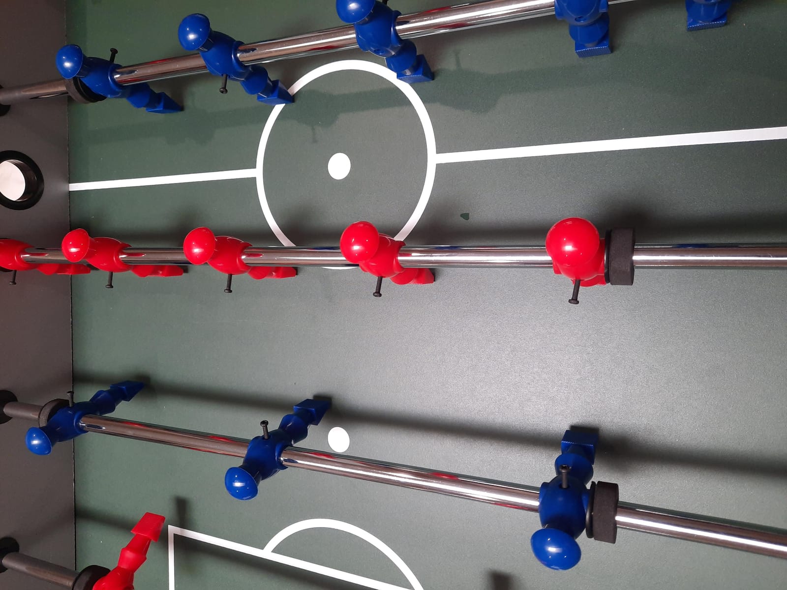 GIANTEX 48'' Foosball Table, Wooden Soccer Table Game w/Footballs, Suit for 4 Players, Competition Size Table Football for Kids, Adults, Football Table for Game Room, Arcades customer photo 1