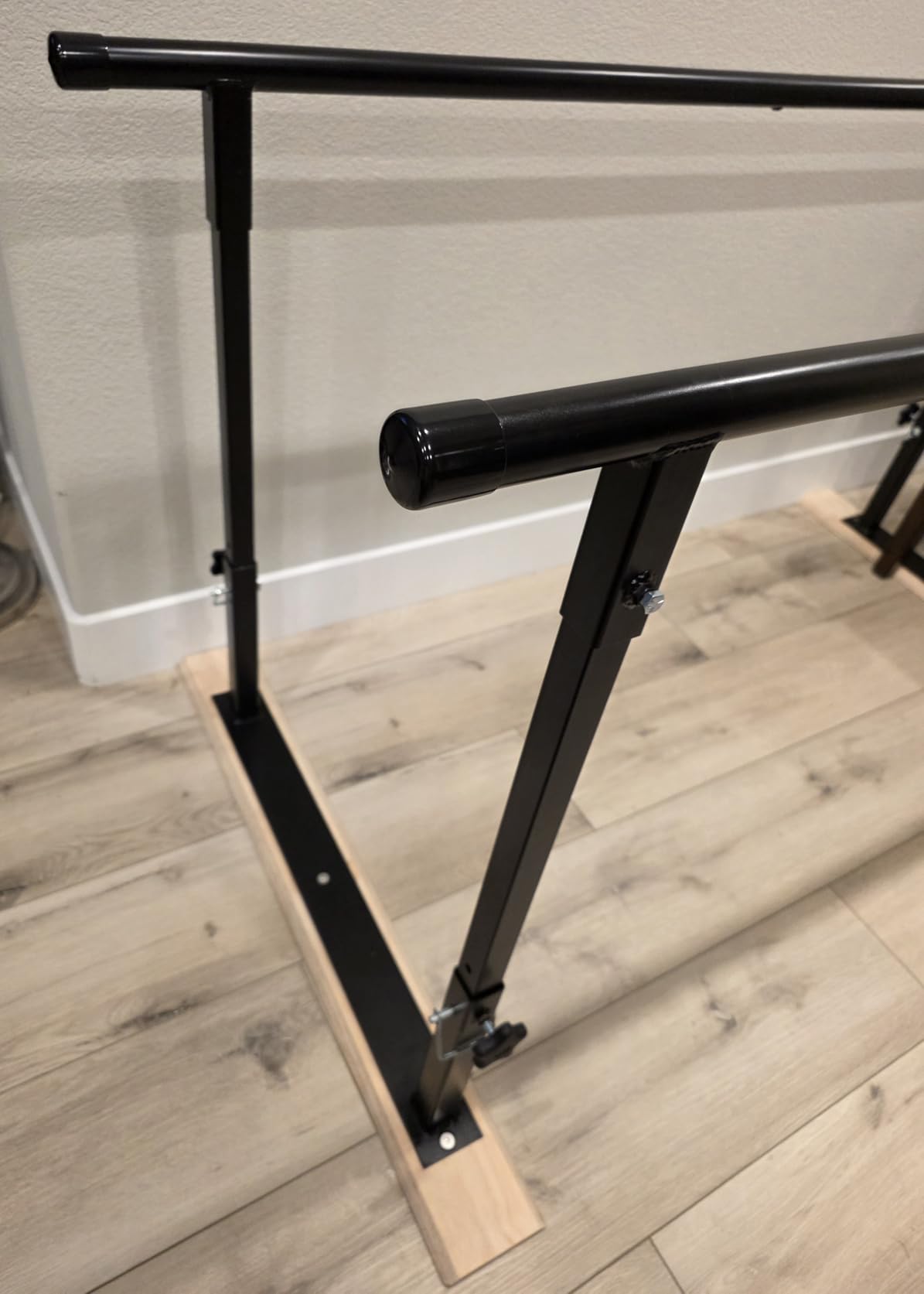 Physical Therapy Parallel bars – Fixed Width – (6ft) - Made in the USA | Free standing - No need to bolt down - 100% MADE IN THE USA customer photo 1