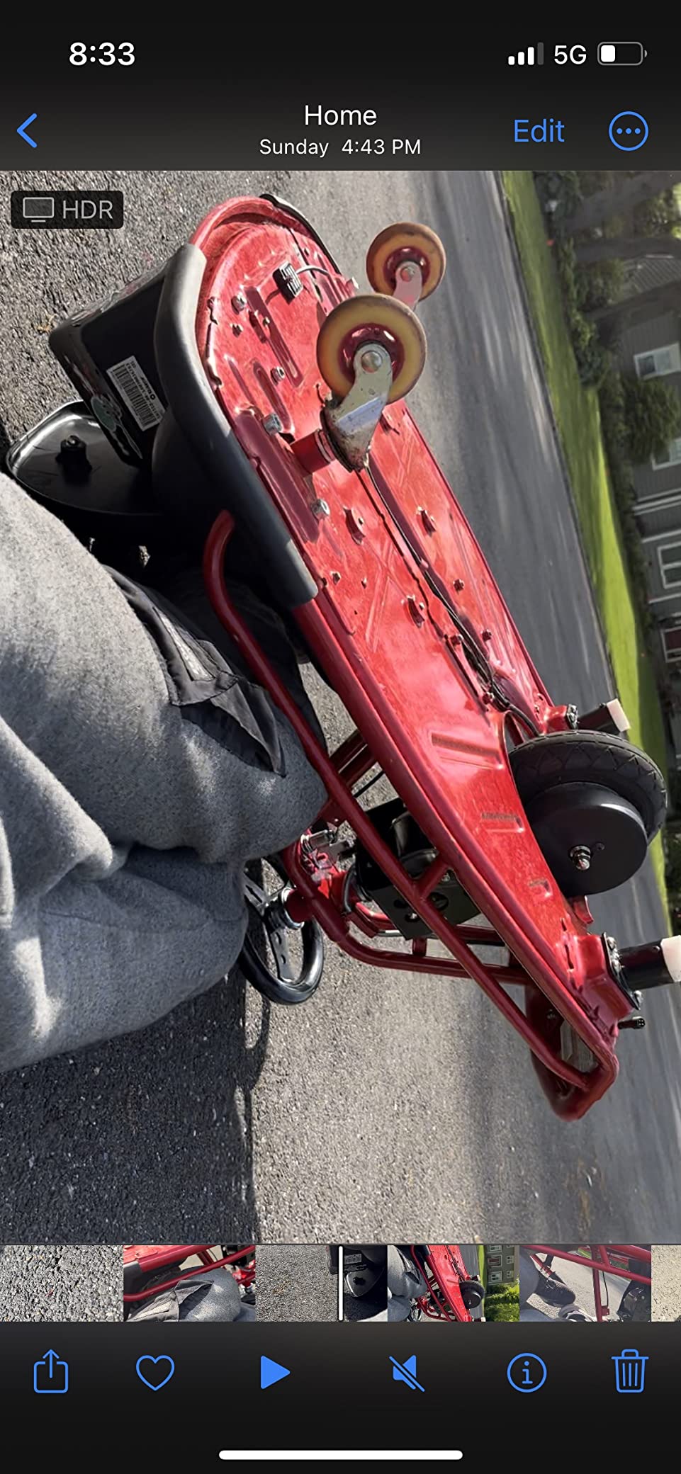 Razor Crazy Cart - 24V Electric Drifting Go Kart - Variable Speed, Up to 12 mph, Drift Bar for Controlled Drifts, One Size, Black/Red customer photo 1