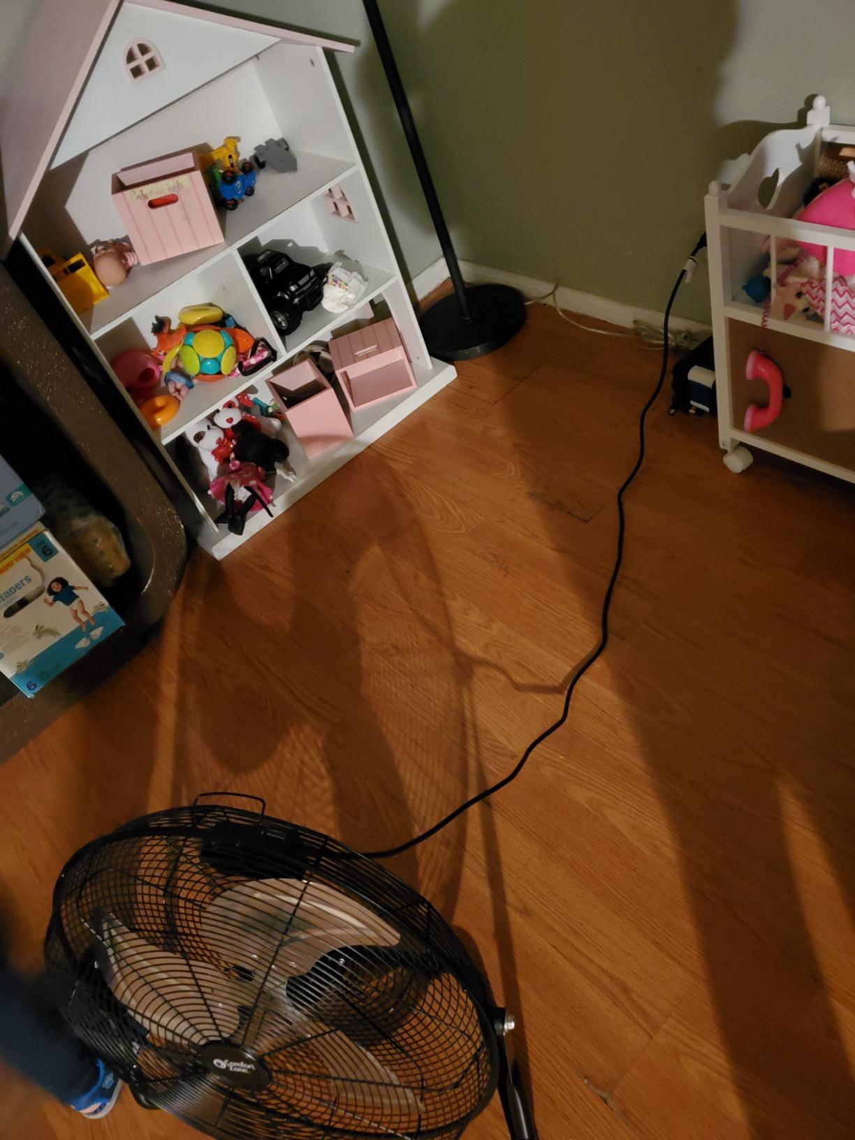 COMFORT ZONE 20-Inch High-Velocity Industrial Floor Fan customer photo 1