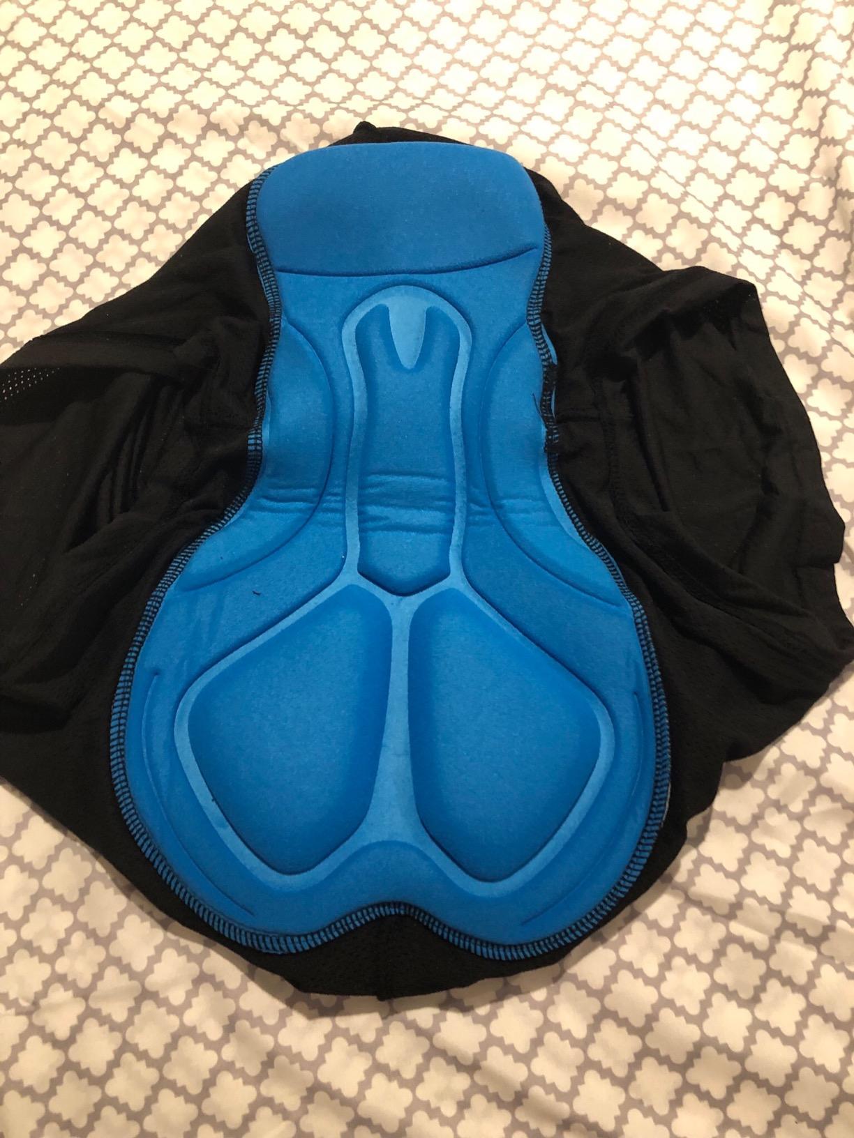 Ohuhu Padded Bike Shorts for Mens 3D Padded Cycling Bicycle Underwear Black customer photo 2