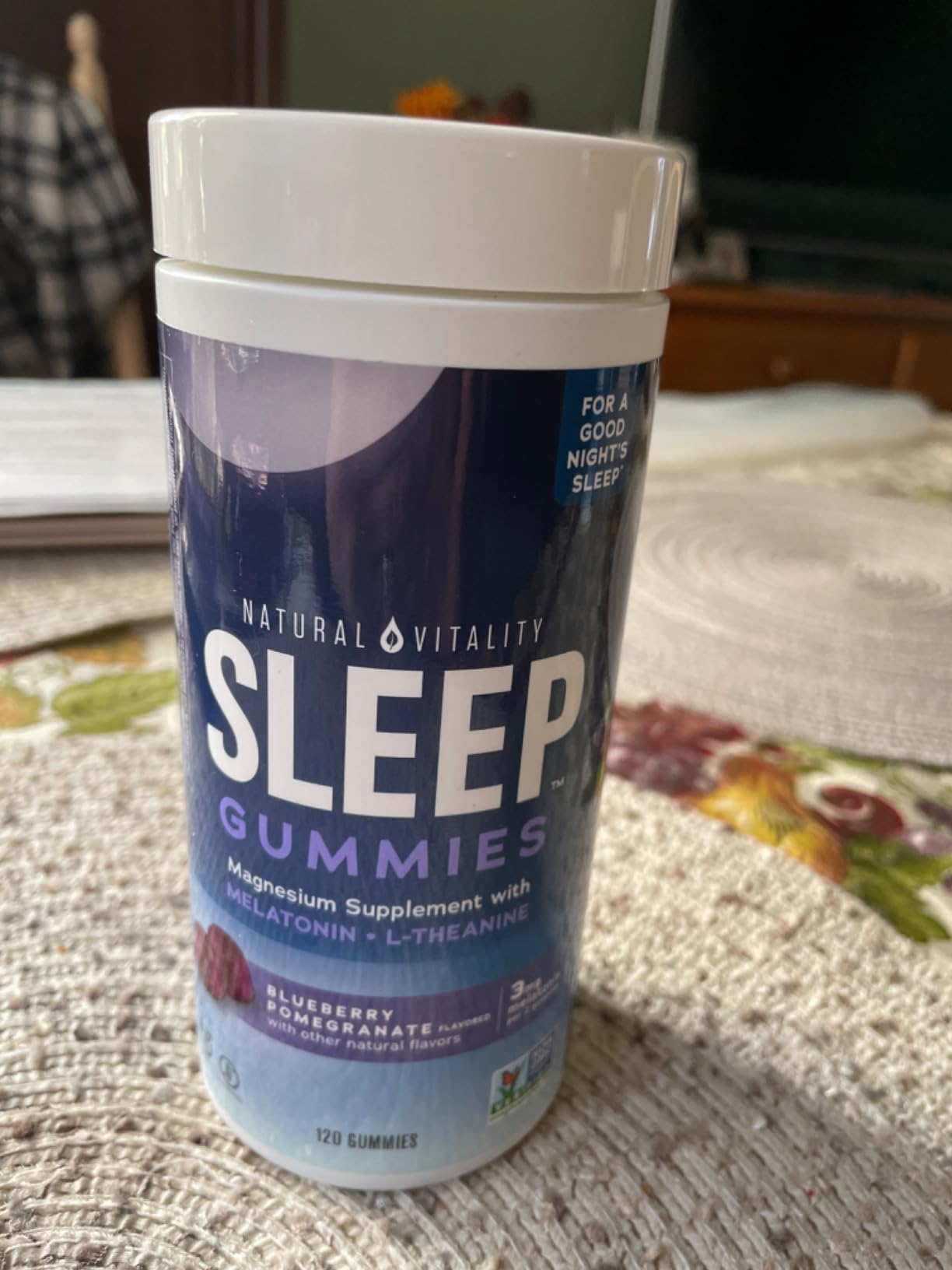 Natural Vitality Sleep Gummies | Magnesium, Melatonin & L-Theanine Formula customer photo 2