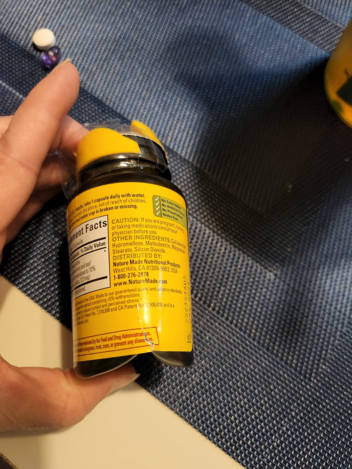 Nature Made Ashwagandha Capsules 125mg for Stress Support, 60 Capsules customer photo 1