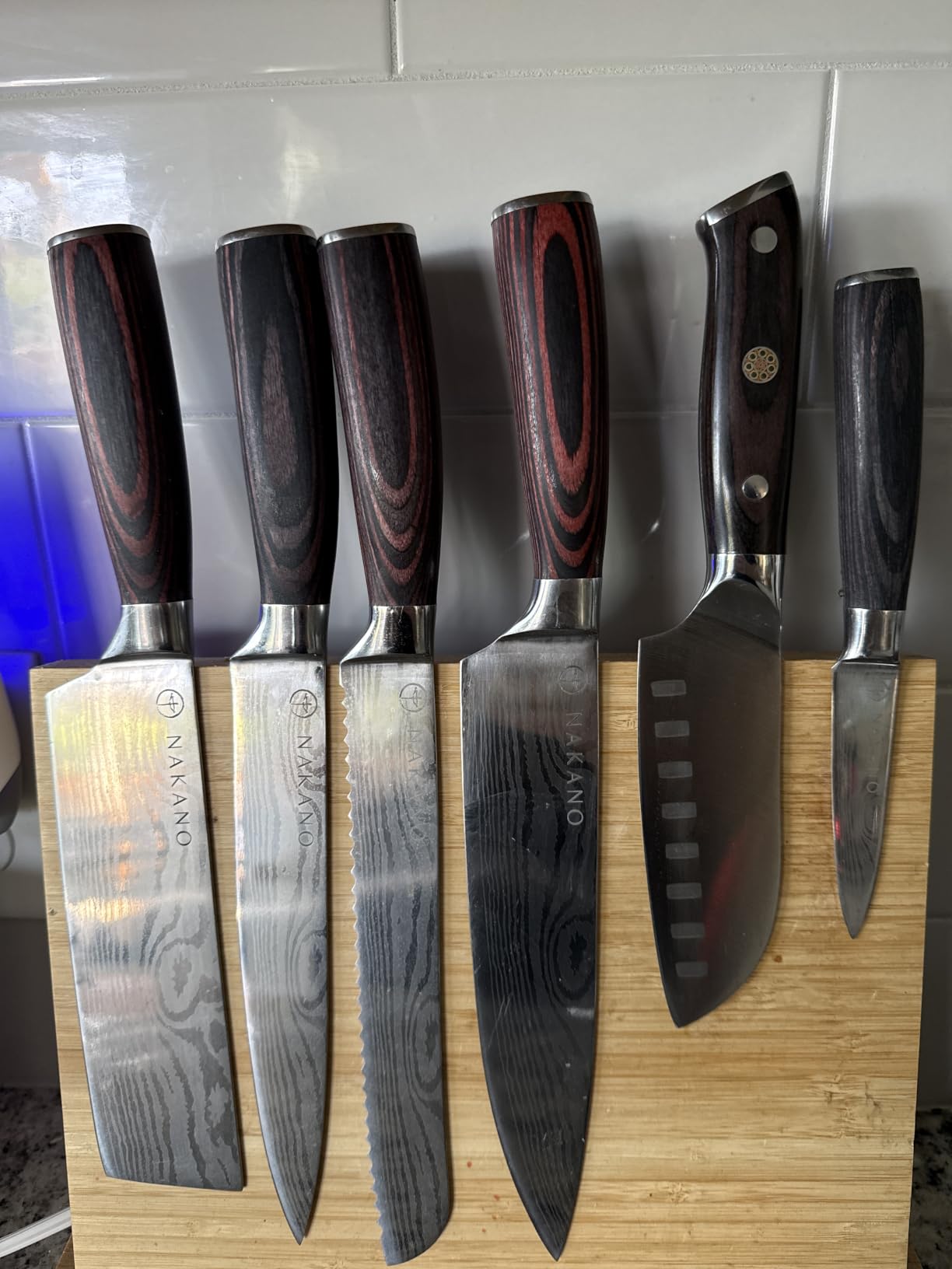 imarku Santoku Knife 7 Inch with Sharp Japanese High Carbon Stainless Steel customer photo 2