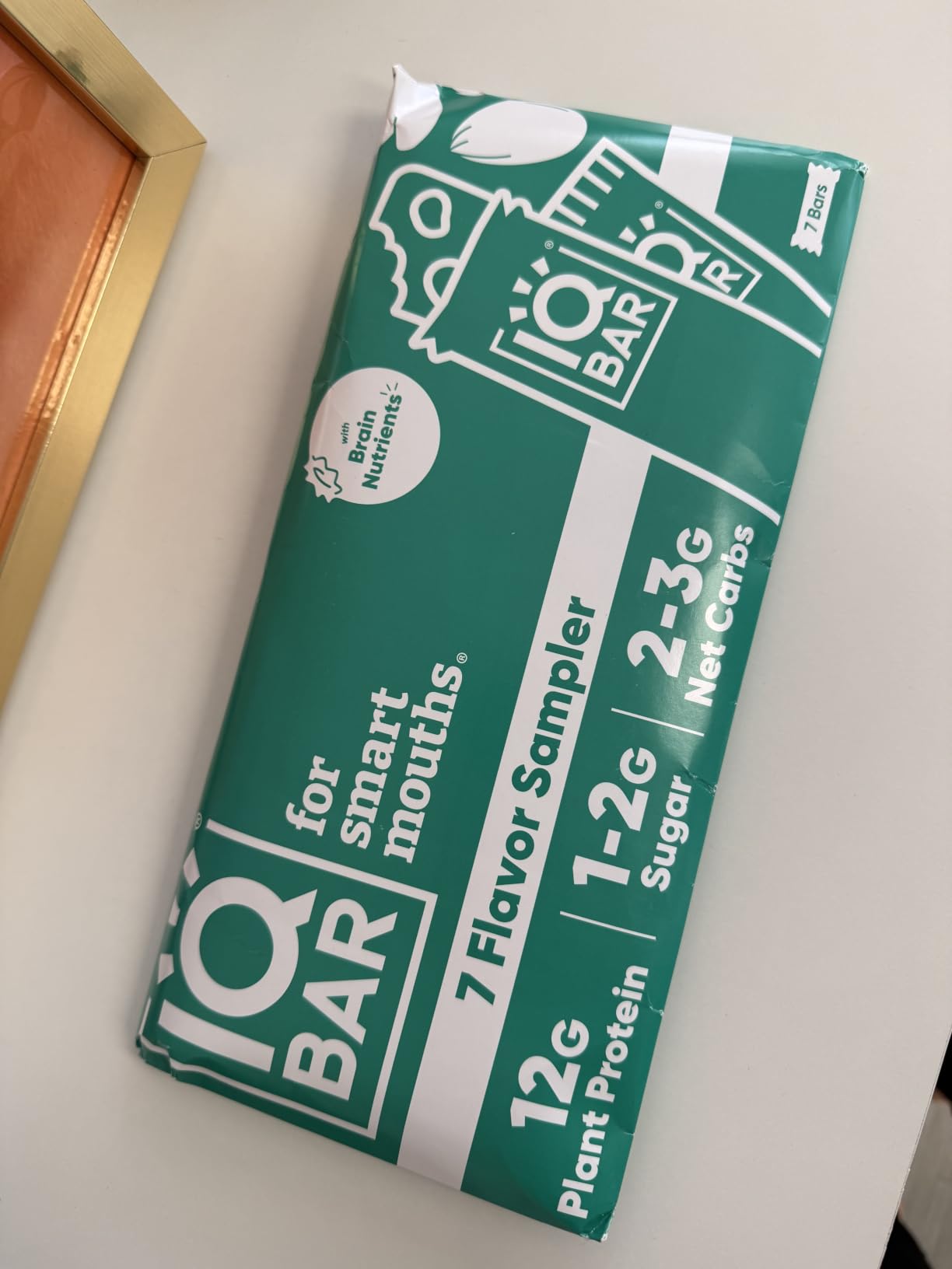 IQBAR Clean Protein Bars, Low Sugar Keto, Sampler Variety Pack 7-Count customer photo 2