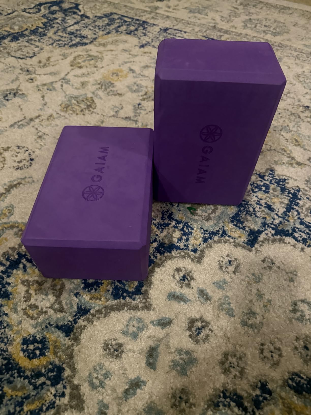 Gaiam Yoga Block - Supportive Latex-Free Eva Foam - Soft Non-Slip Surface with Beveled Edges for Yoga, Pilates, Meditation customer photo 2