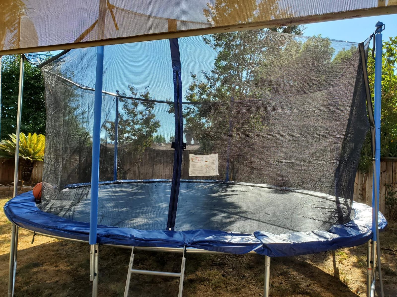 1500LBS 16FT Outdoor Trampoline with Basketball Hoop for Youth & Adult customer photo 2