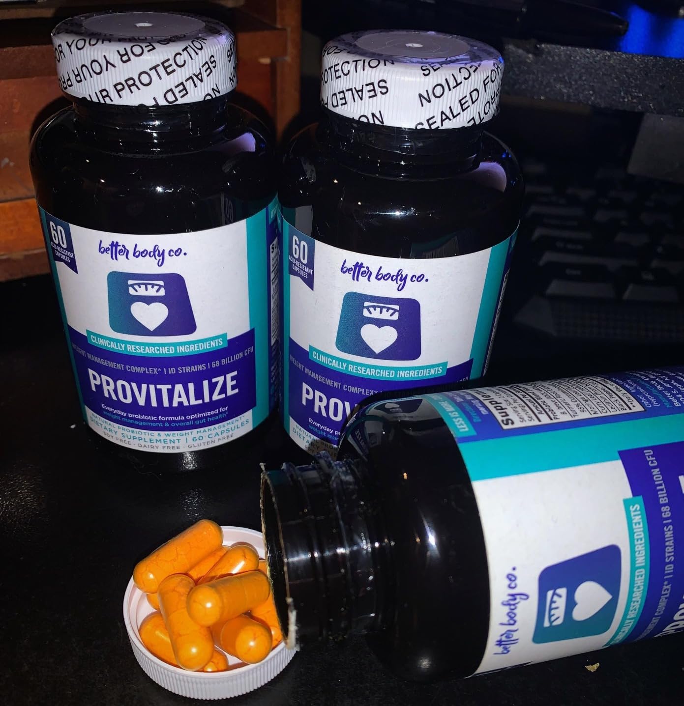 BB Company Provitalize | Probiotics for Women Digestive Health, Menopause, Joint Support | Sexy Midsection Curves, Bloat | Turmeric Curcumin Moringa | Vegetarian & Gluten-Free | Ages 40+ | 60 Ct customer photo 1
