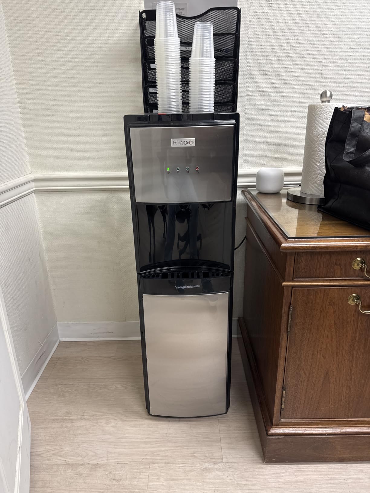 Igloo Bottom Loading Water Cooler – Hot, Cold, & Room Temperature Dispenser – Stainless Steel, Holds 3 & 5 Gallon Jugs, Child Safety Lock – for Homes, Kitchens, Offices, Dorms customer photo 2
