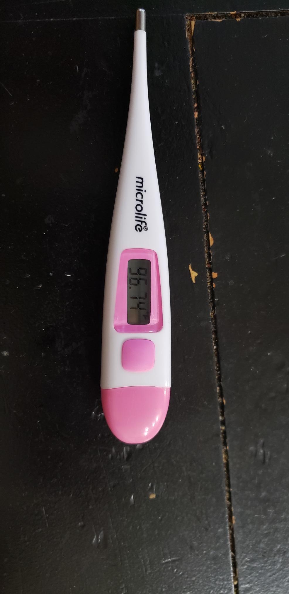 Microlife Digital Basal Thermometer 1/100th Accurate, Fertility Prediction and Ovulation Tracking, Oral or Vaginal BBT, (60-Second Reading), customer photo 2