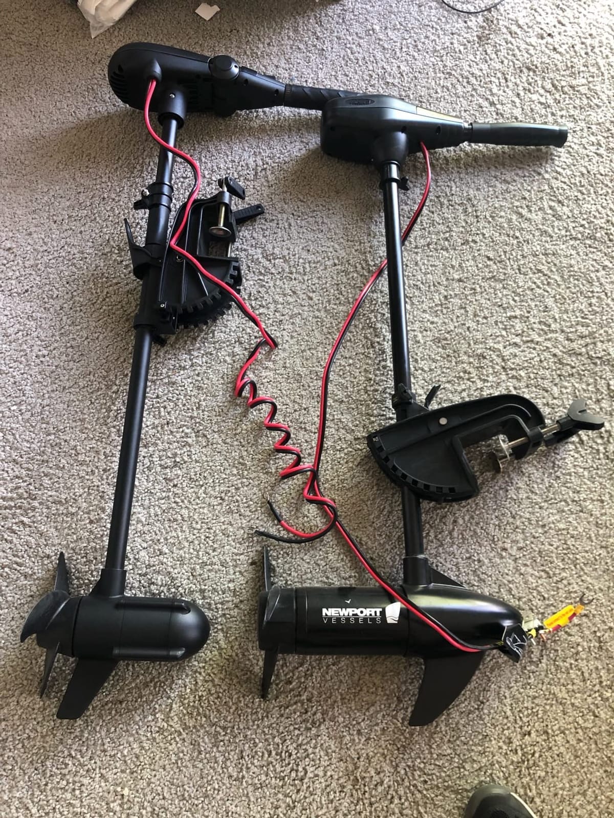 AQUOS Haswing 12V 65lbs 35.5in Brushless Transom Trolling Motor customer photo 2
