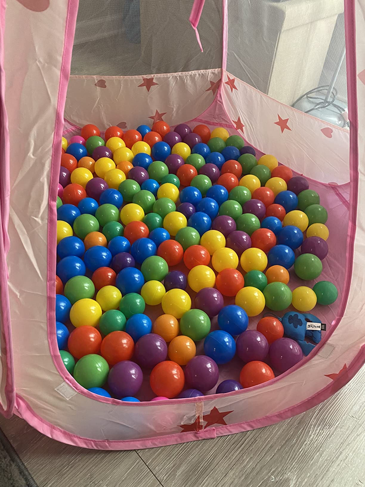 Ball Pit for Toddlers with 50 Balls, Pop Up Play Tent for Kids customer photo 1
