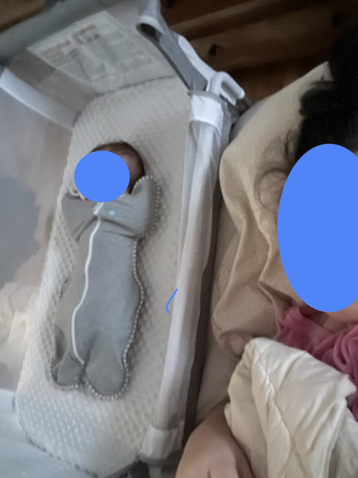 Milliard Baby Bedside Bassinet Sleeper, Bassinet for Newborn with Plush Mattress, Mesh Breathable, Adjustable Side Sleeper Portable Crib for Infant customer photo 1