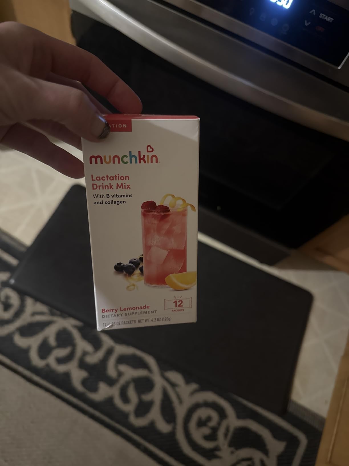 Munchkin Milkmakers Lactation Drink Mix, Berry Lemonade, 12 Count customer photo 2