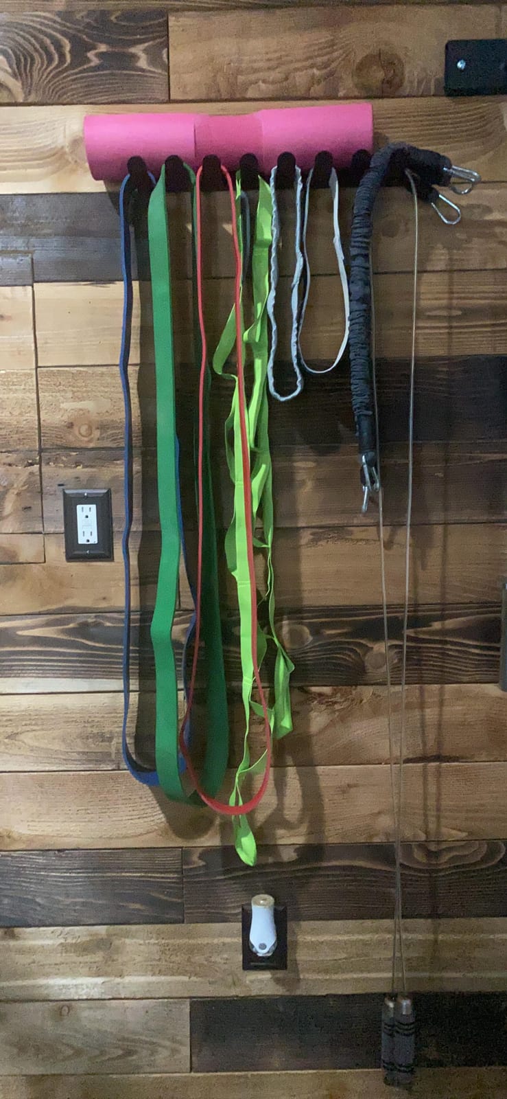 Multi-Purpose Gym Equipment Storage Rack for Resistance Bands customer photo 1