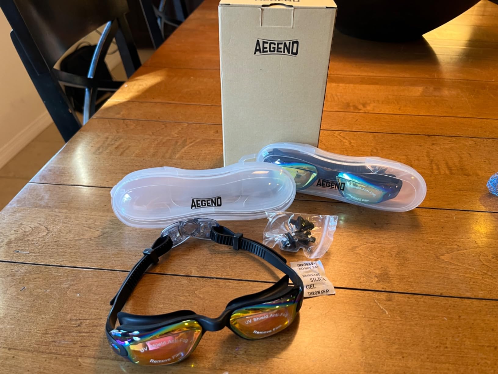 COOLOO Kids Swim Goggles, 2 Packs Swimming Goggles for Kids Girls Boys and Child Age 4-16 customer photo 1