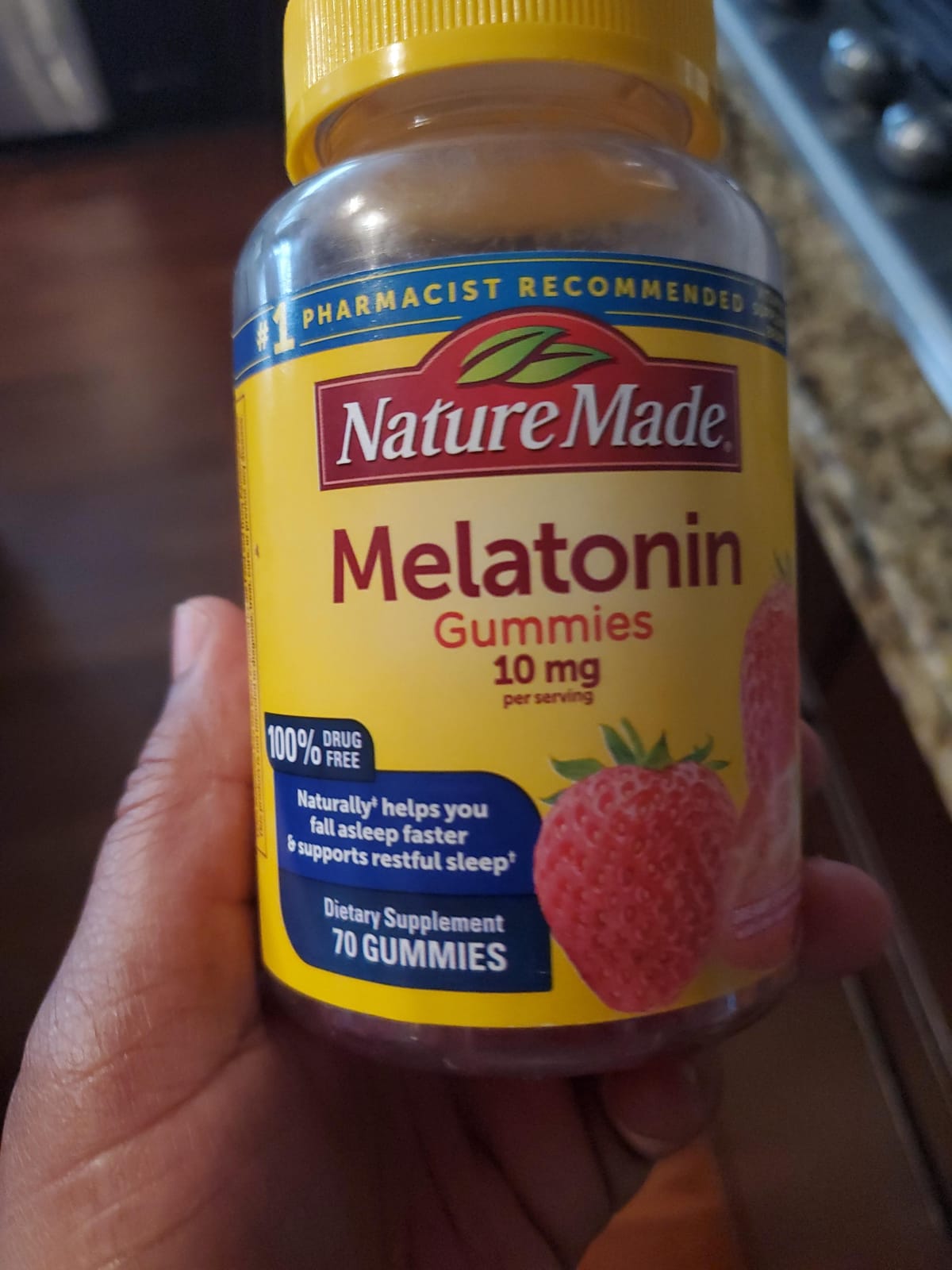 Nature Made Melatonin 10 mg per Serving Gummies, 120 Melatonin Gummies customer photo 1