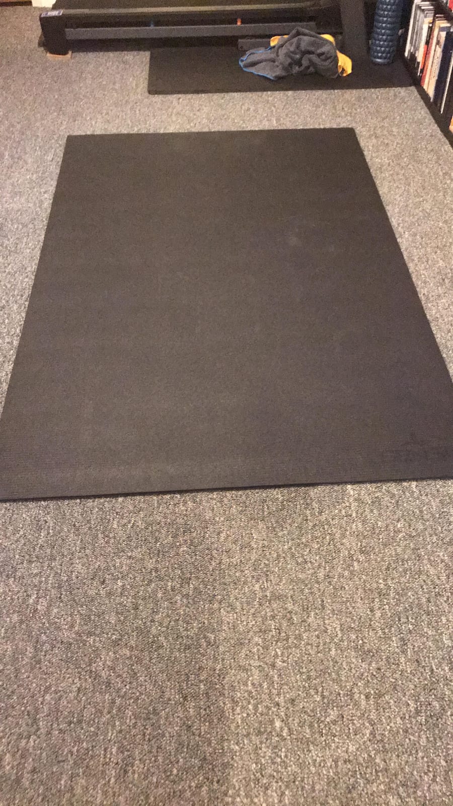Sensu Large Exercise Mat – Extra Thick Non-Slip Workout Mat for Home Gym, Durable Shoe-Friendly Fitness Mat for Strength Training, Stretching, Cardio, and Balance Workouts (Multiple Sizes) customer photo 1