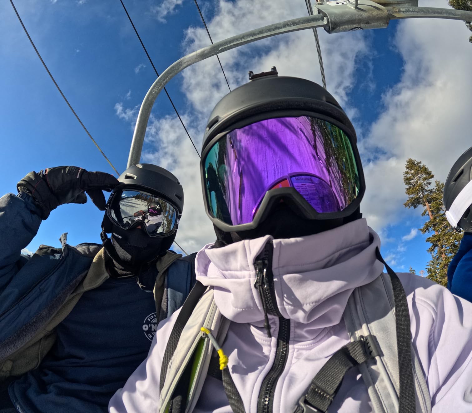 EXP VISION Ski/Snowboard Goggles for Men Women, OTG Snow Goggles Anti Fog UV Protection customer photo 2