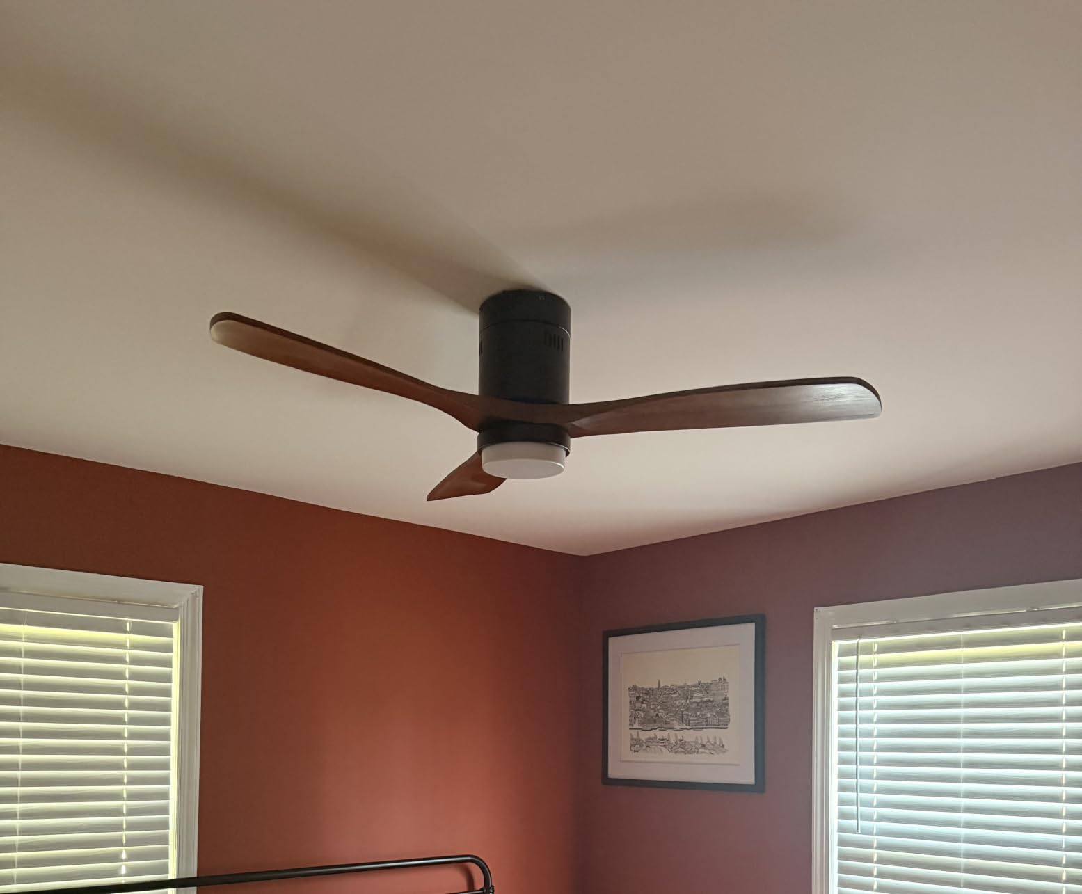 Sofucor 52 Inch Wood Ceiling Fans with Lights and Remote, Low Profile customer photo 1