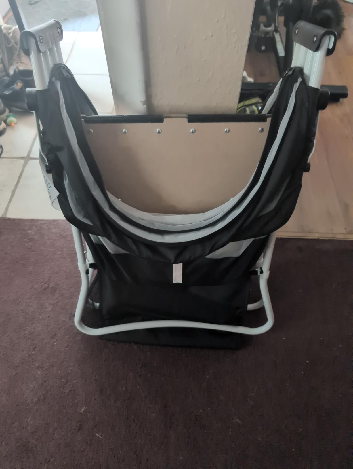 Dream On Me Karley Portable Infant Bassinet, Double Mesh Canopy, Cool Grey customer photo 1