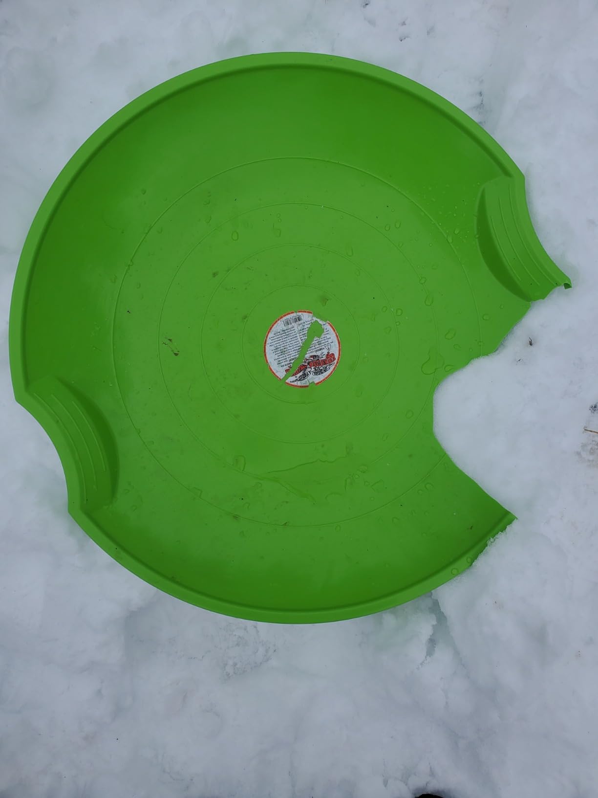 Flexible Flyer 26” Flying Saucer Sled Multipack - Plastic Snow Sleds with Hand Grips, Heavy Duty Snow Discs for Kids, Adults, Schools, Camps & Daycares customer photo 2