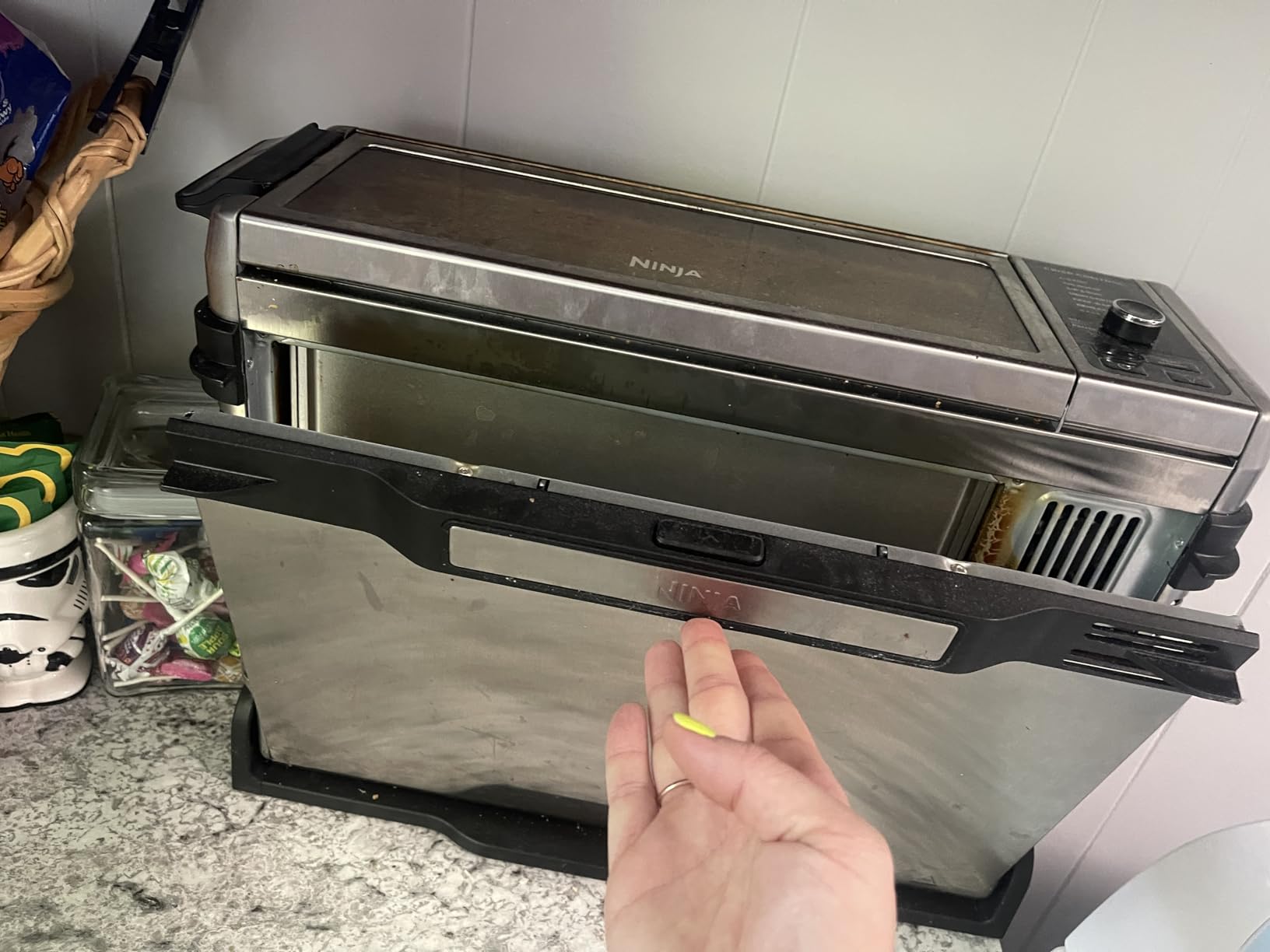 Ninja Foodi Smart Dual Heat Air Fry Oven, 13-in-1, Silver, SP351 customer photo 2