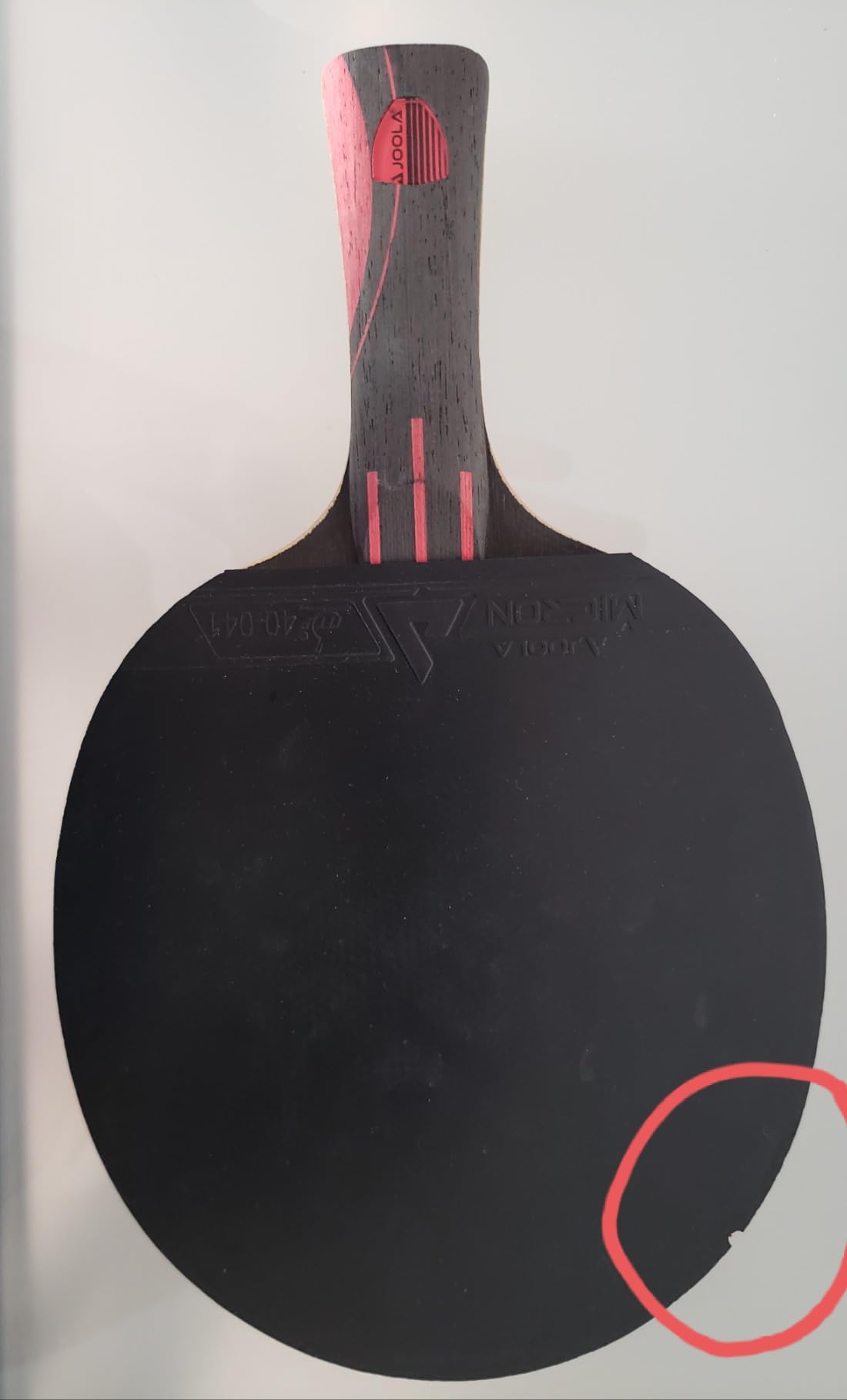 JOOLA Infinity Overdrive - Professional Performance Ping Pong Paddle with Carbon Technology - Black Rubber on Both Sides - Competition Table Tennis Racket for Advanced Training - Extreme Speed customer photo 2