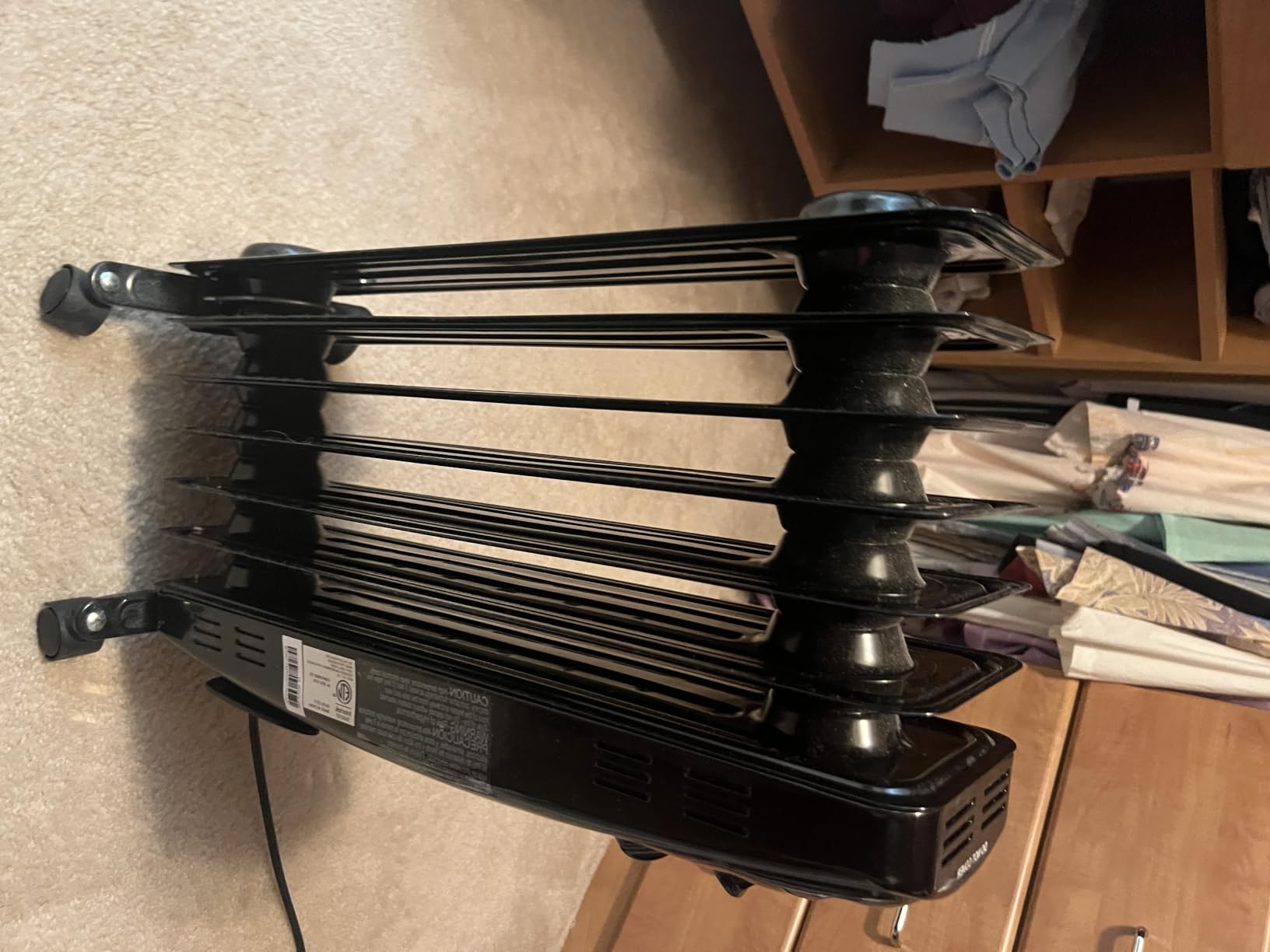 PELONIS Radiator Heater for Large Space, Electric Oil Filled Radiator, Dual Knobs, 1500W, Quiet Space Heater, 3 Modes, Tip-over Protection customer photo 1