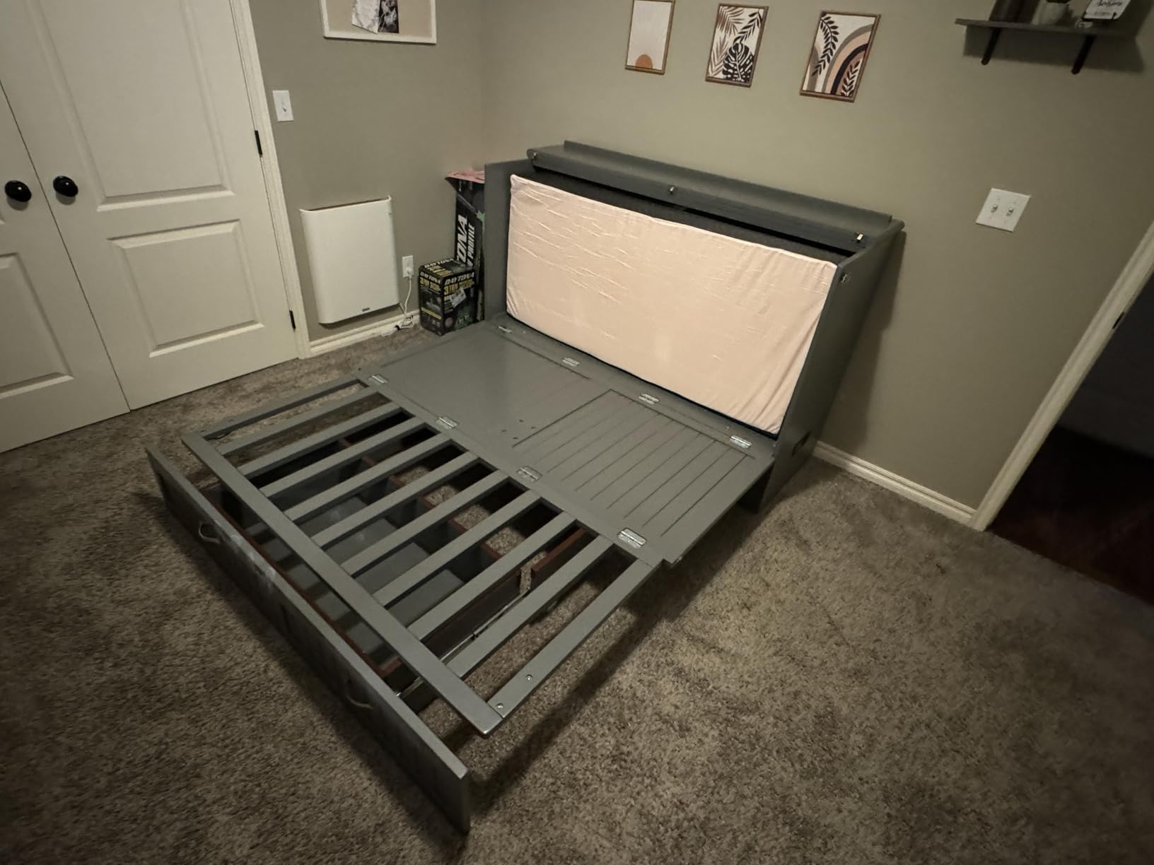 AFI, Southampton Murphy Bed Chest Twin XL with 6