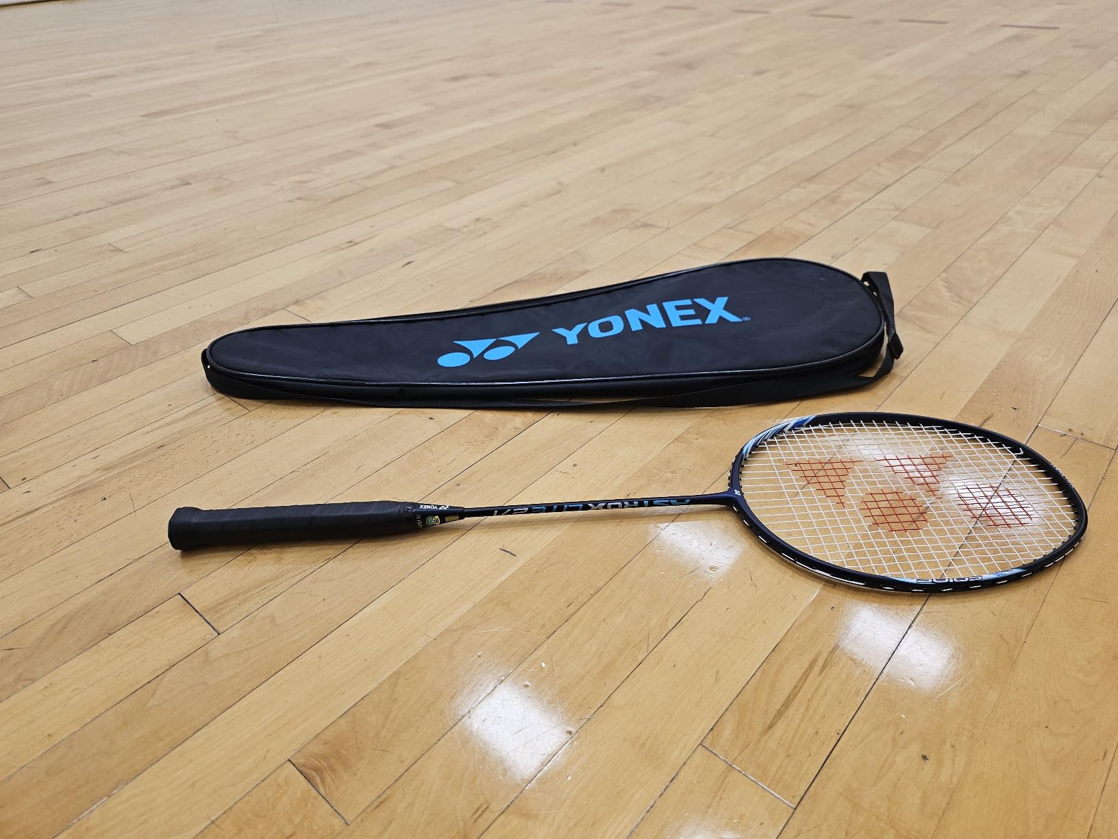 YONEXYONEX Astrox Smash Badminton Racket, Black/red customer photo 1