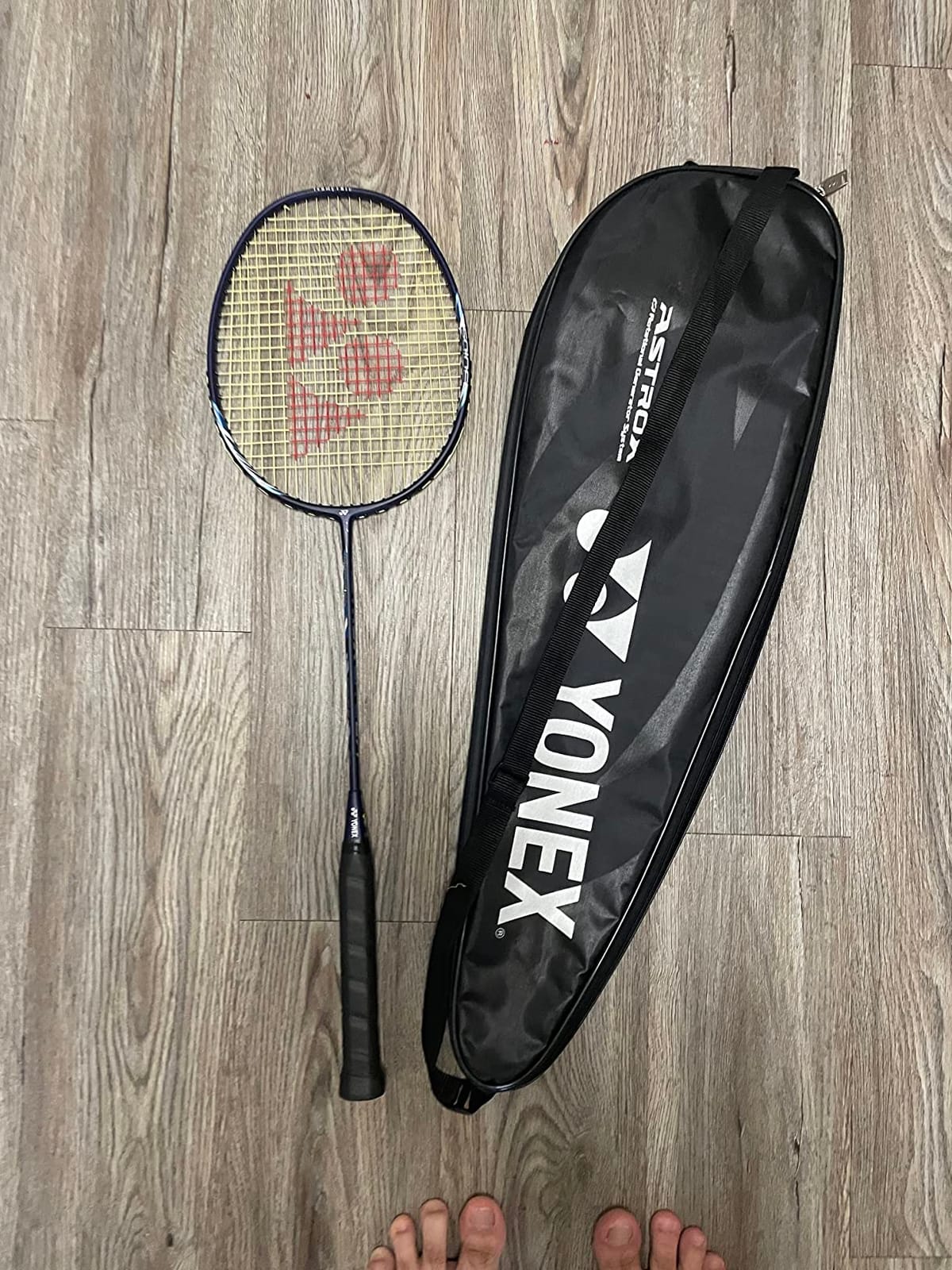 YONEXYONEX Astrox Smash Badminton Racket, Black/red customer photo 2
