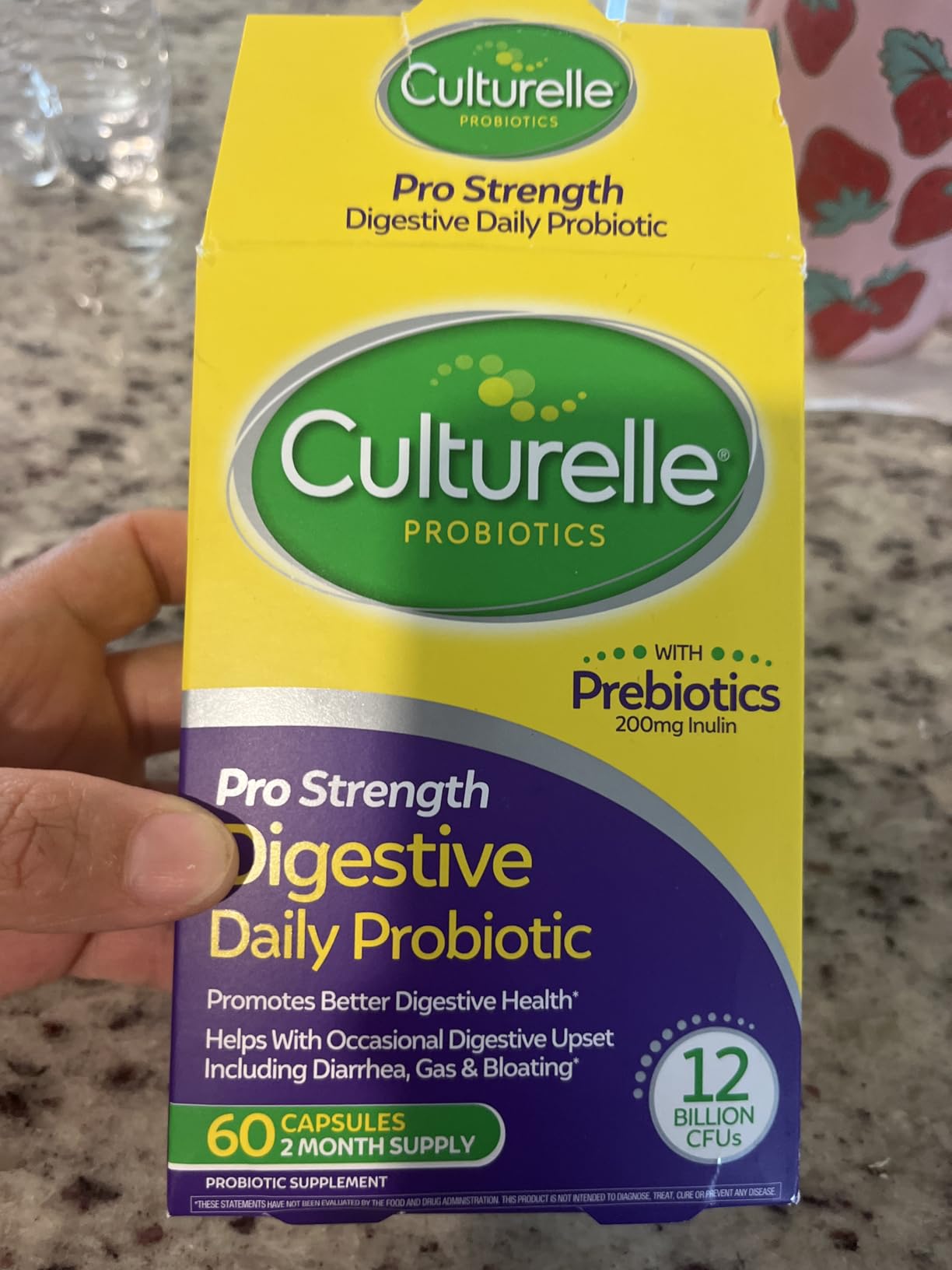 Culturelle Pro Strength Probiotics for Digestive Gut Health*, 12B CFU, 60ct customer photo 1