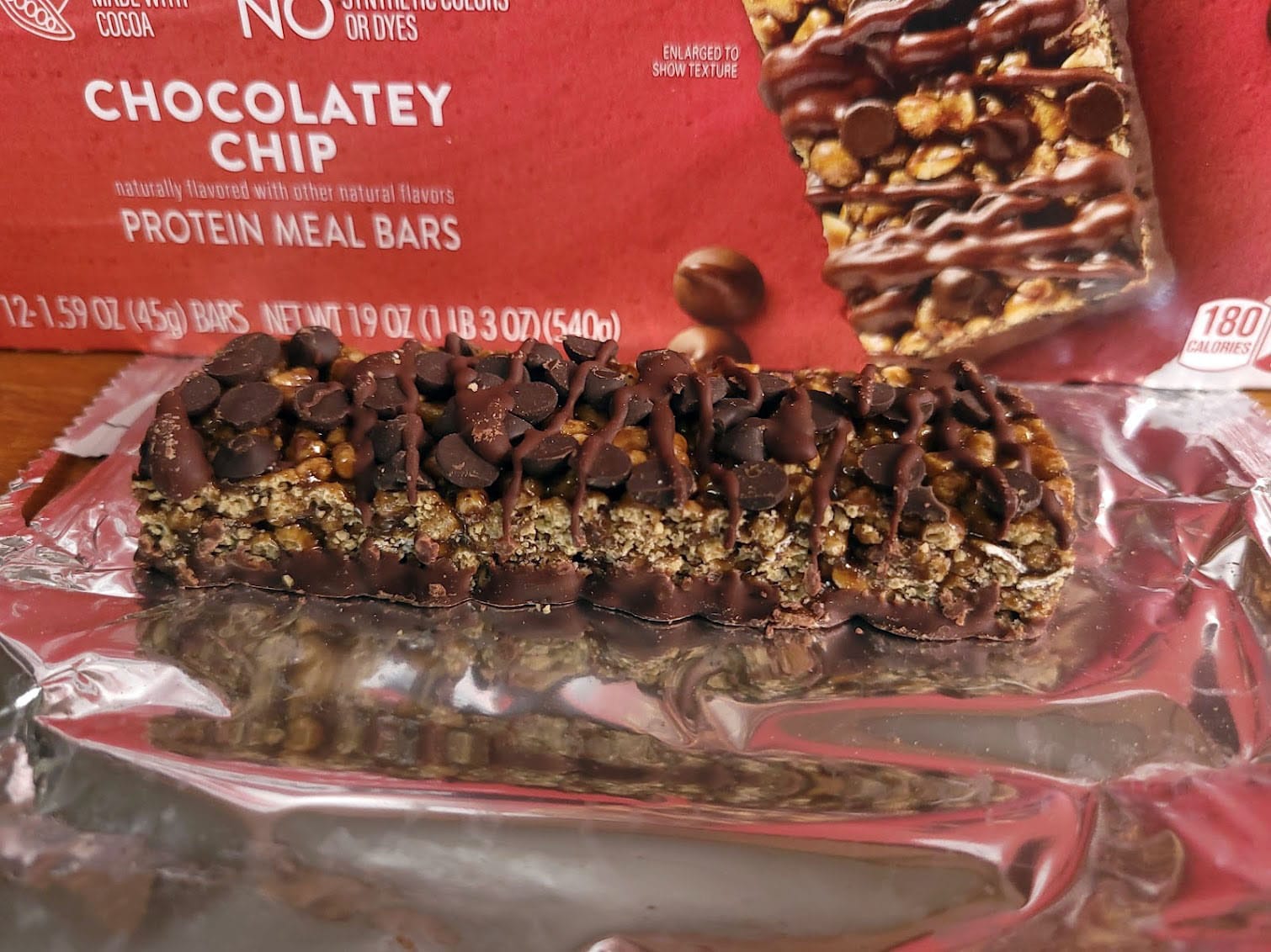 Special K Bar Protein Meal Bars, 12g Protein Snacks, Meal Replacement, Chocolatey Chip Cookie Dough, 19oz Box (12 Bars) customer photo 2