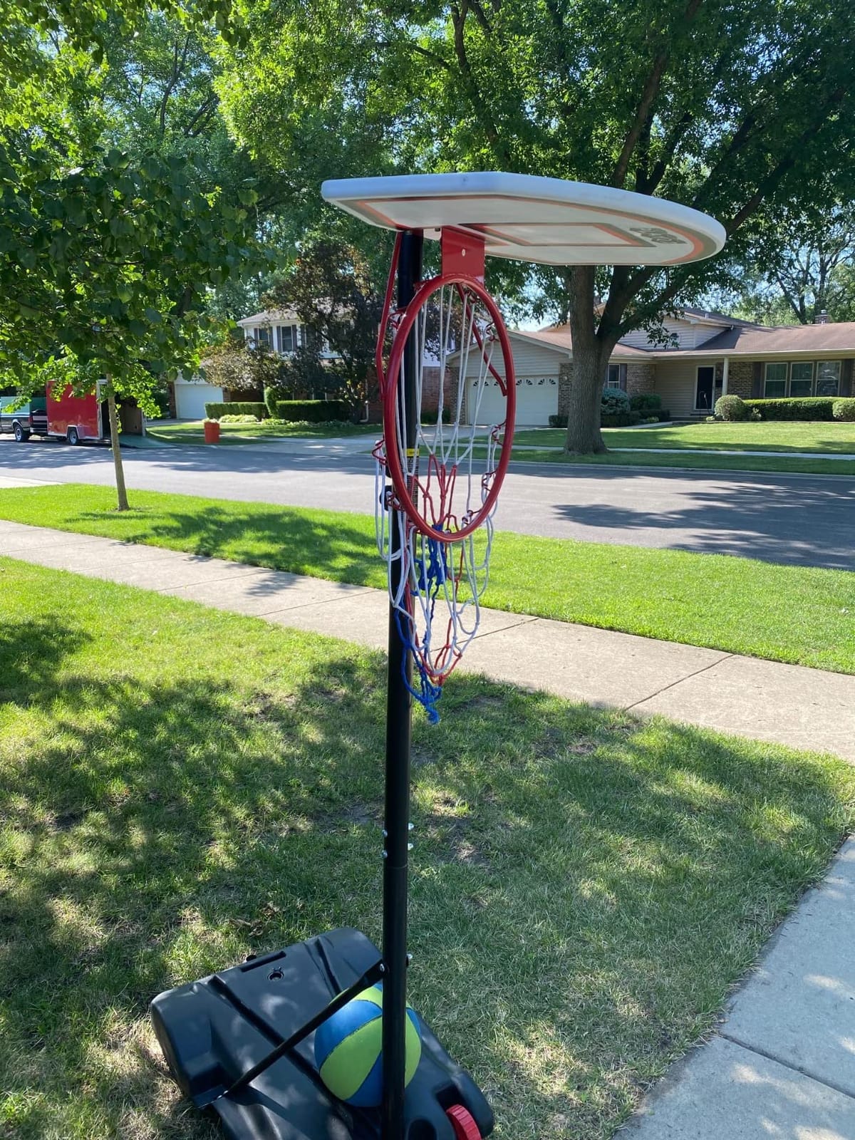 Play22 Kids Basketball Hoop - 5-7 FT Adjustable - Indoor & Outdoor Play customer photo 2