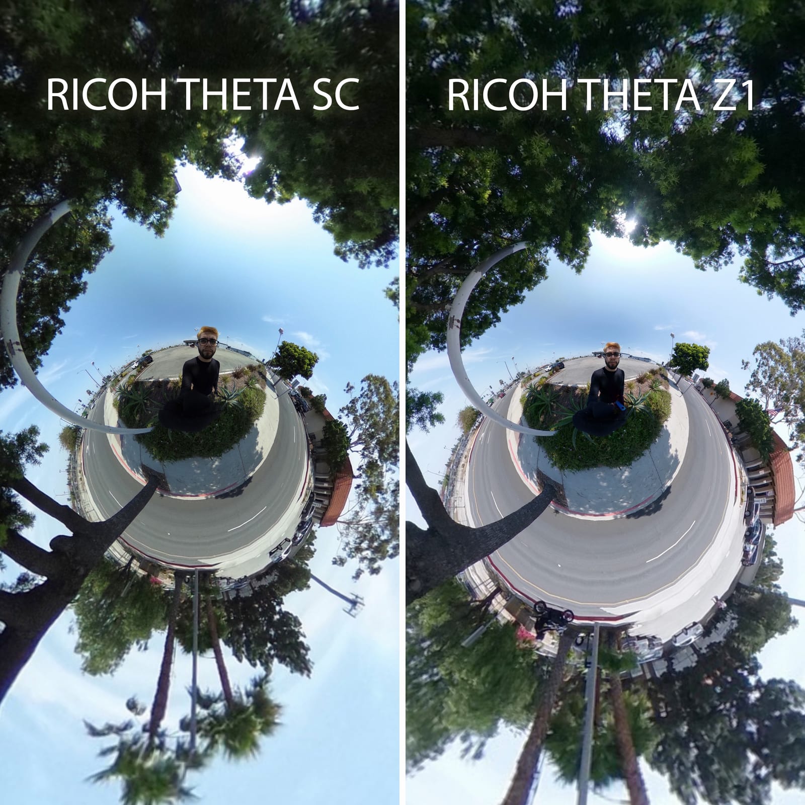 Ricoh Theta Z1 51GB Black 360° Camera, Two 1.0-inch Back-Illuminated CMOS sensors, Increased 51GB Internal Memory, 23MP Images, 4K Video with Image stabilization, HDR, High-Speed Wireless Transfer customer photo 1