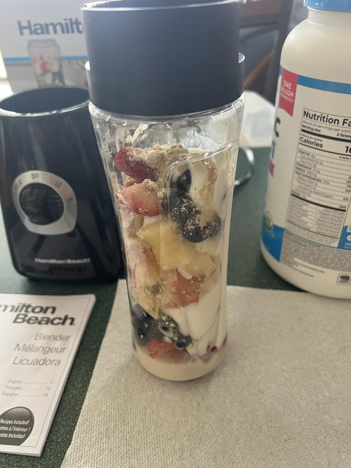 Hamilton Beach Go Sport Portable Blender For Smoothies customer photo 1