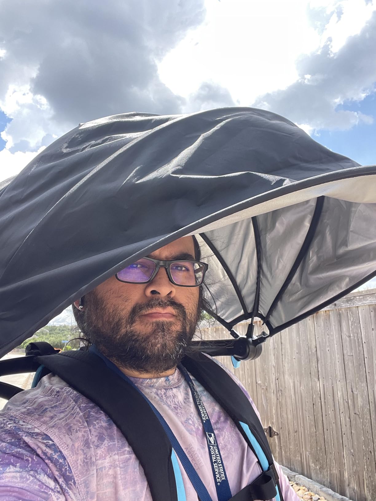 NEW: Introducing Canope, the most complete and versatile wearable Hands-Free weather protection device/umbrella providing both Rain & Sun protection. customer photo 1