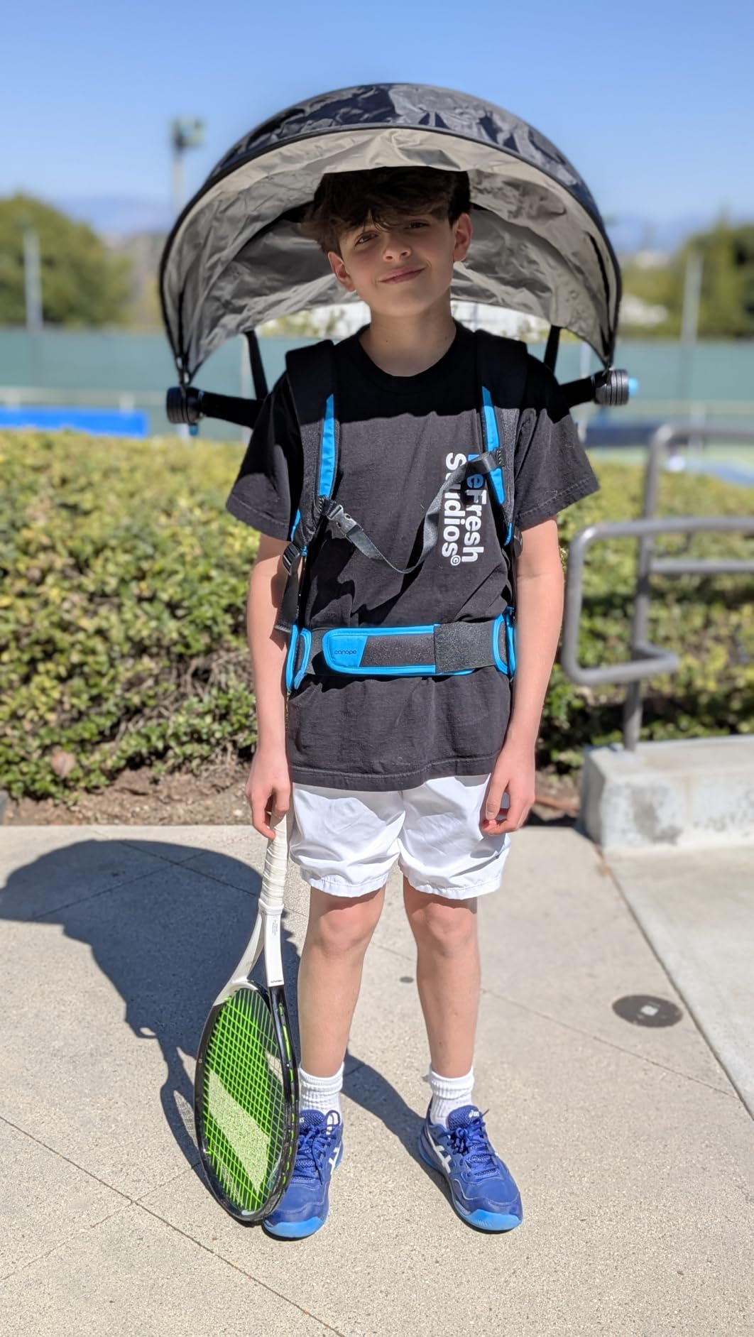 NEW: Introducing Canope, the most complete and versatile wearable Hands-Free weather protection device/umbrella providing both Rain & Sun protection. customer photo 2