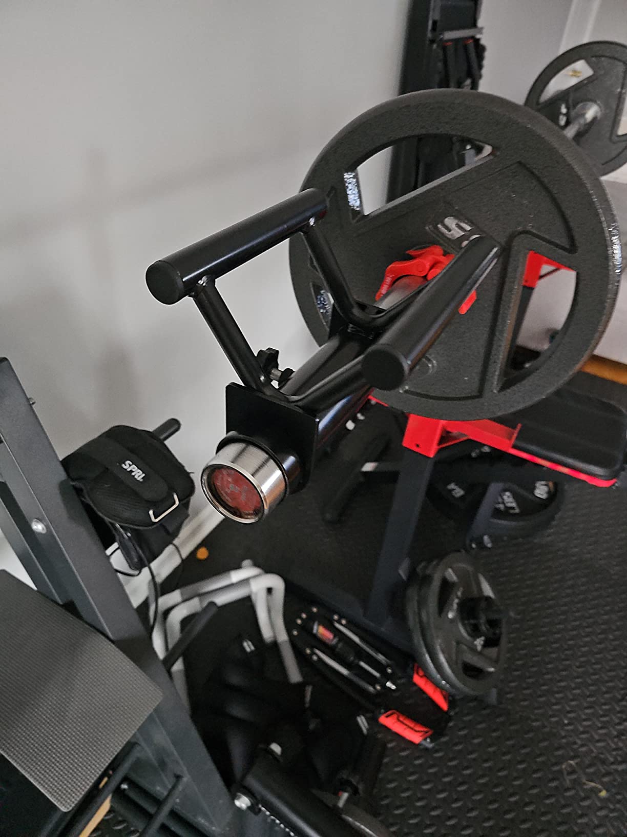 Upgraded T Bar Row Attachment with Non-Slip Rubber Grip Heavy Duty,Solid Multi-Grip V Bar Attachment Landmine Handle for Home Gym Accessories Perfect for Olympic Barbell customer photo 1