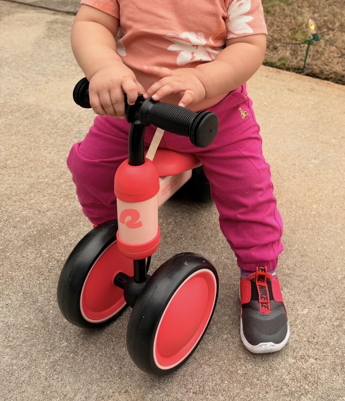 Retrospec Cricket Baby Balance Bike, 4-Wheel Ride-On Toy for Ages 12-24 Months – First Bike & Toddler Bike for 1 Year Old Boys & Girls, First Birthday Gift customer photo 2