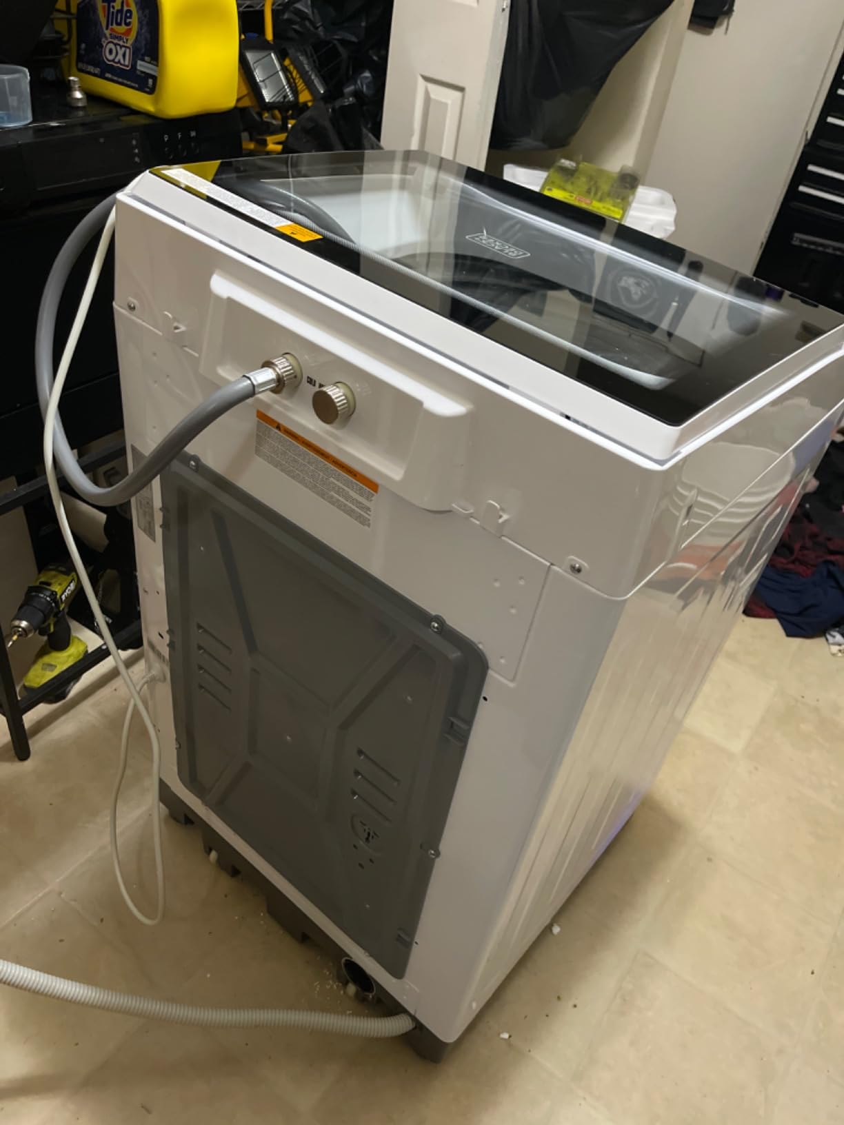 BLACK+DECKER 3.0 Cu. Ft. Portable Washer, 26.5 lb. Capacity, BPW30MW, White customer photo 2