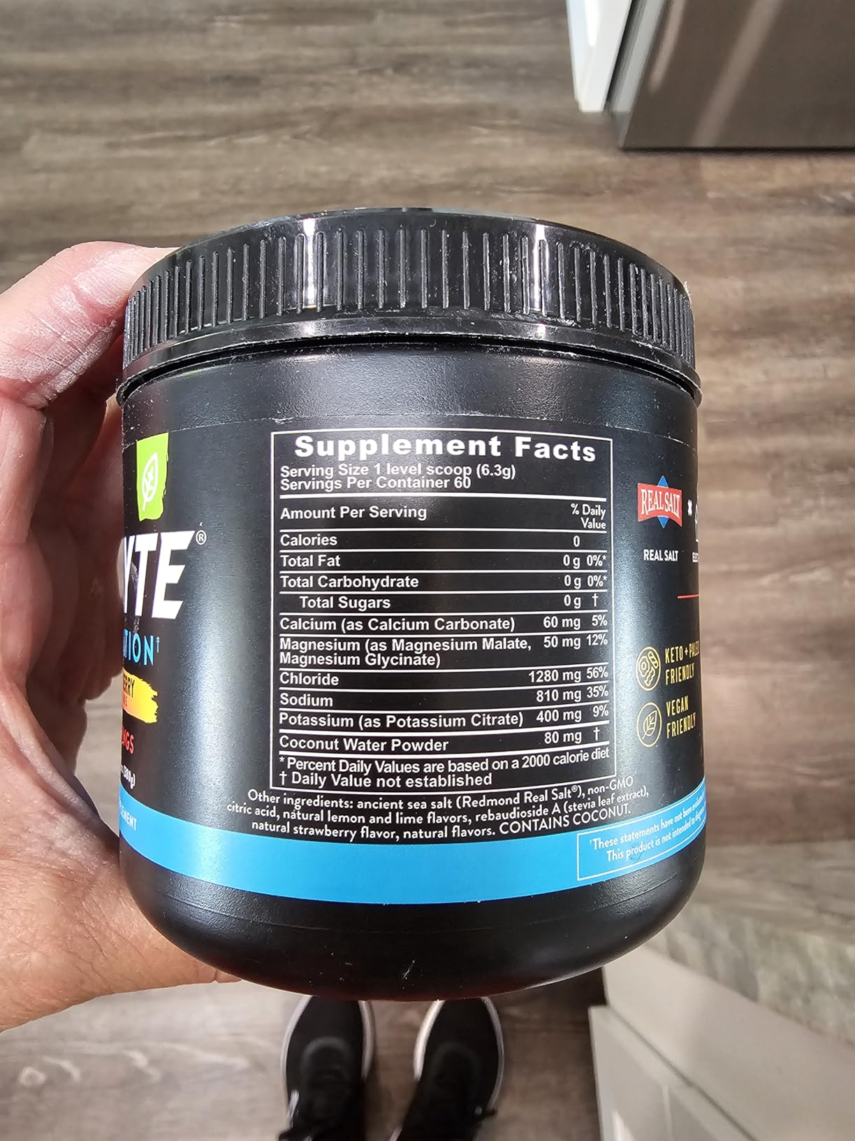 REDMOND Re-Lyte Sugar Free Electrolyte Powder Mix (Strawberry Lemonade) customer photo 1