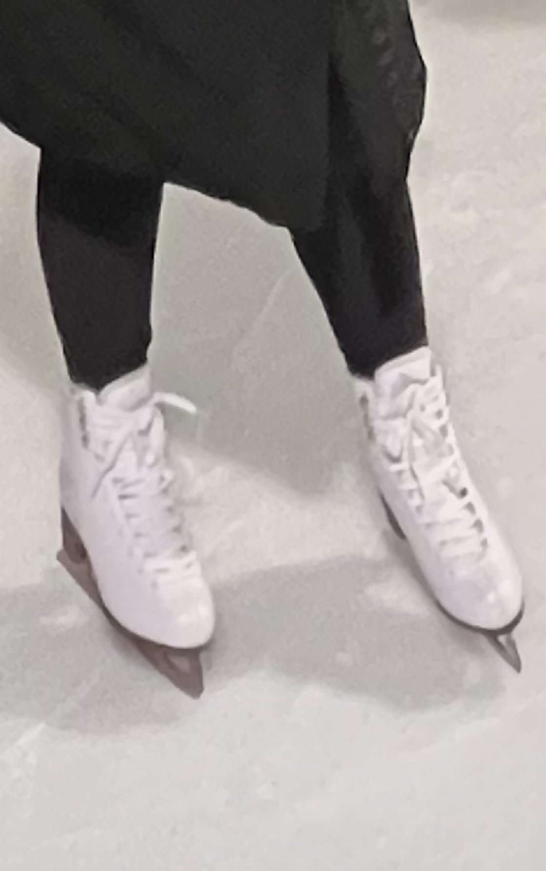 Rollerblade Bladerunner Ice Diva Women's Adult Figure Skates, White and Rose Gold, Ice Skates customer photo 1