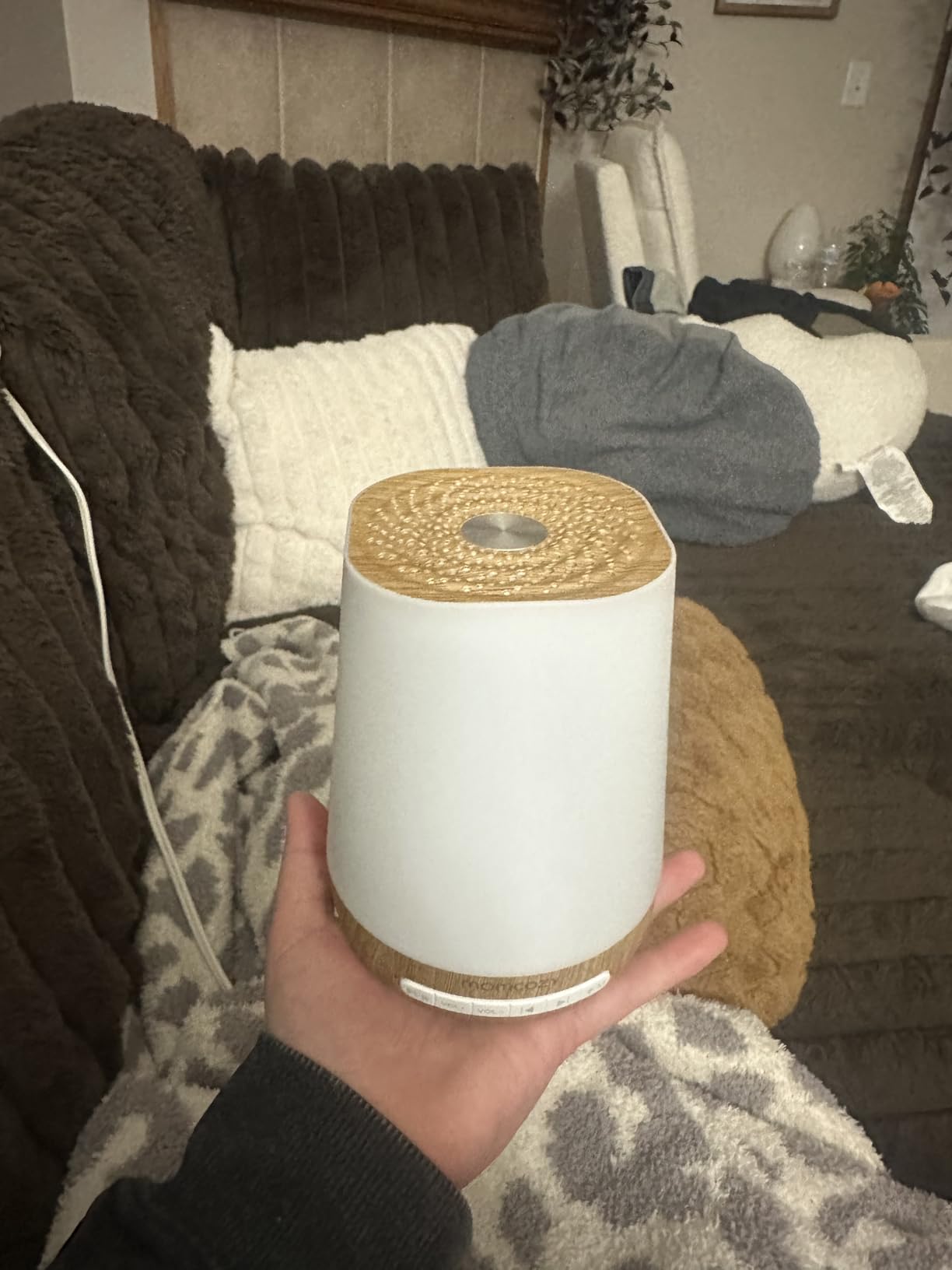 Momcozy Smart Baby Sound Machine with Night Light, White Noise Machine customer photo 1