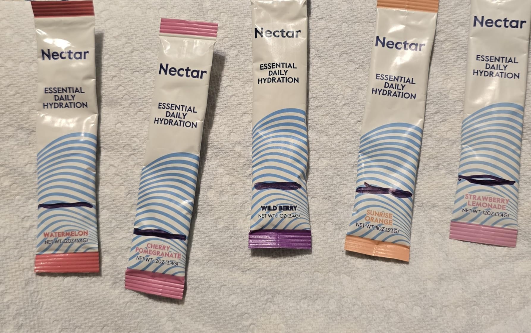 Nectar Hydration Packets - Electrolytes Powder Packets - Sugar Free & 0 Calorie - Organic Fruit Liquid Daily IV Electrolytes Powder for Dehydration Relief and Rehydration (Variety 30 Pack) customer photo 1
