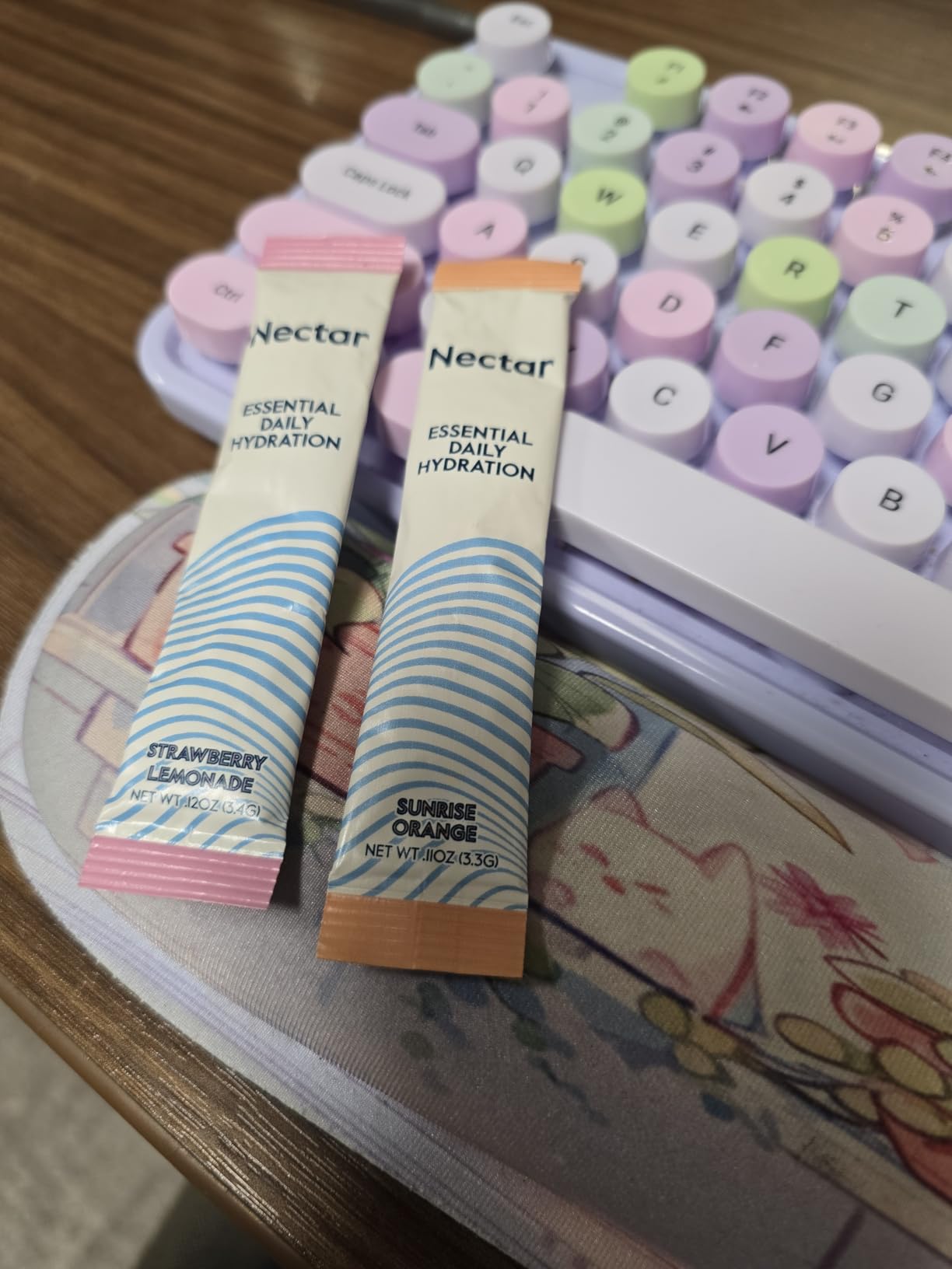 Nectar Hydration Packets - Electrolytes Powder Packets - Sugar Free & 0 Calorie - Organic Fruit Liquid Daily IV Electrolytes Powder for Dehydration Relief and Rehydration (Variety 30 Pack) customer photo 2