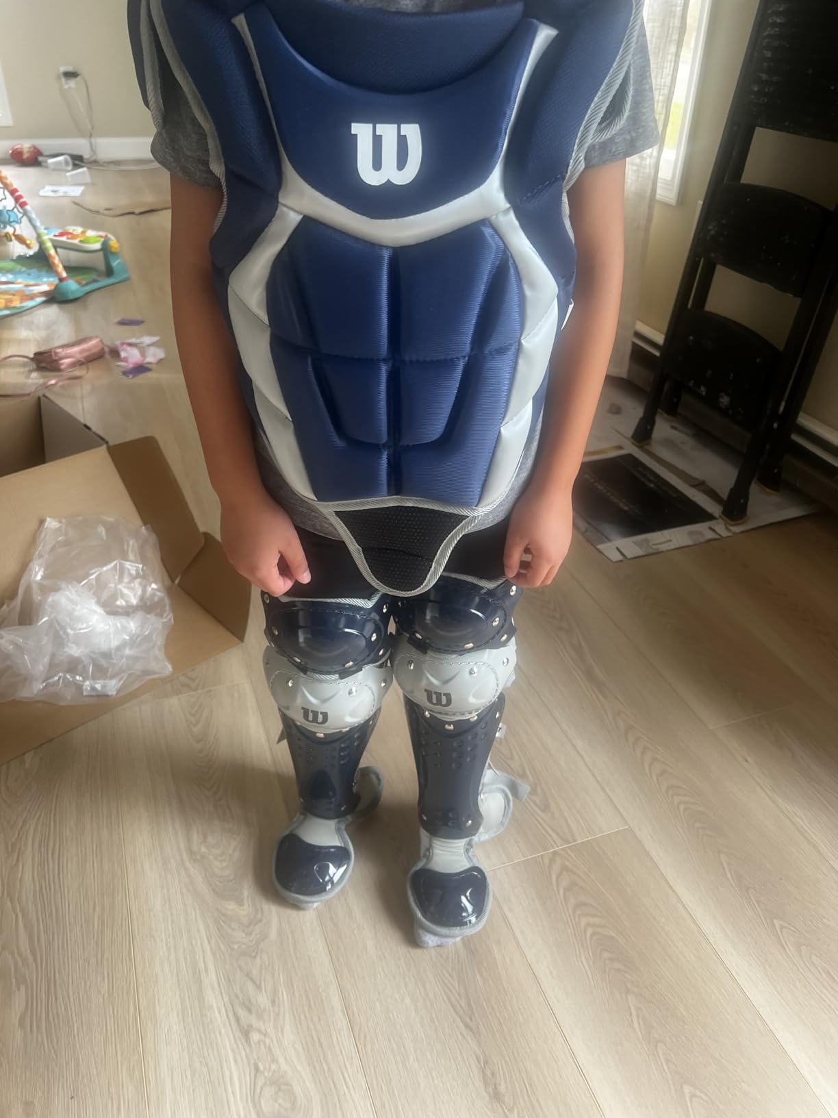 Wilson C200 Youth 3-PIECE Catcher's Gear Set customer photo 2