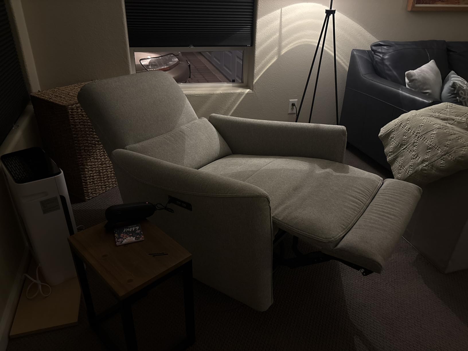 CHITA Power Recliner Chair, Swivel Nursery Glider, Medium, Cognac Brown customer photo 2